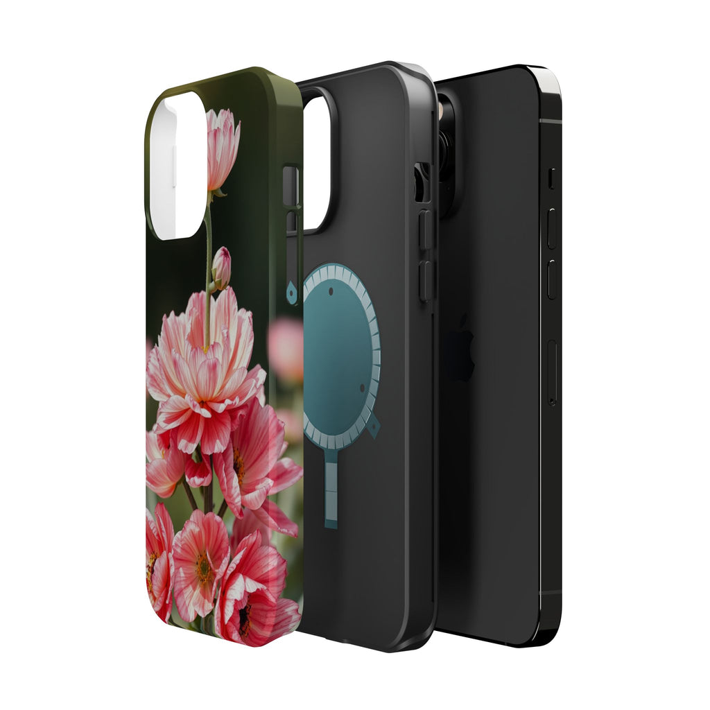 iPhone Ranunculus Stack Vibrant Watercolor Slim Snap Case · iPhone Case