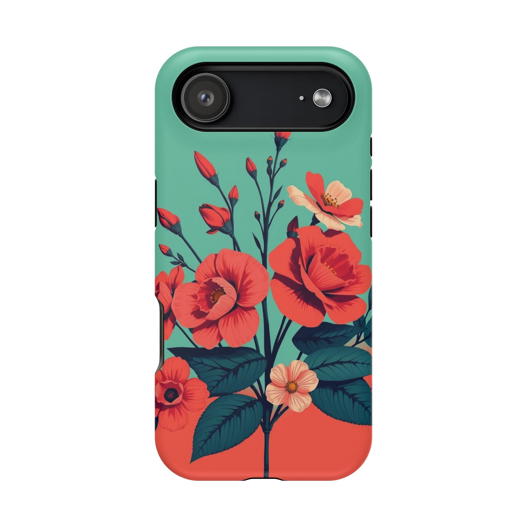 iPhone Pin-up Floral Cinematic Art Bold Modern Everyday Snap Case · iPhone Case