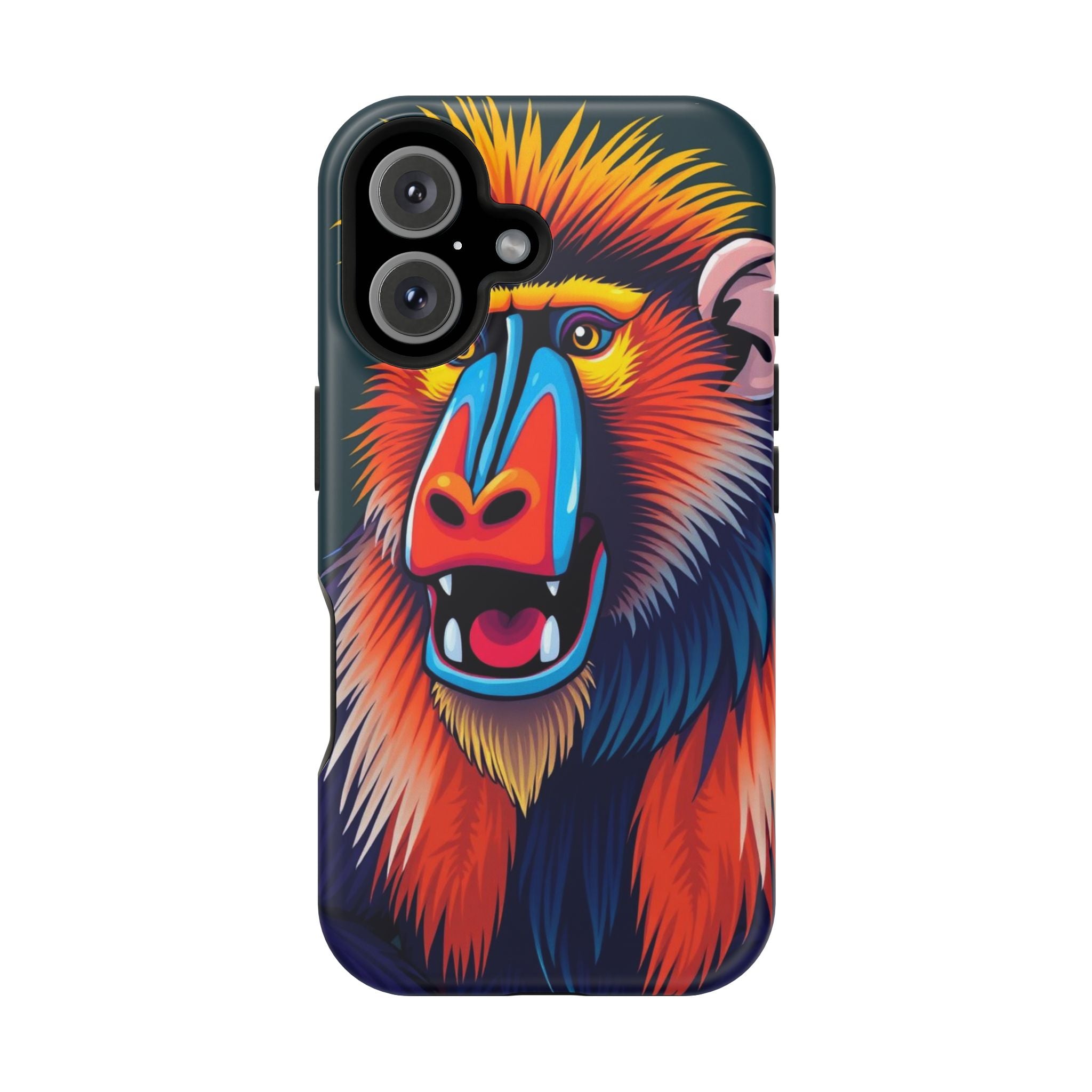 iPhone Mandrill Colorful Face Kids Fun iPhone Phone Case Gift Slim · iPhone Case