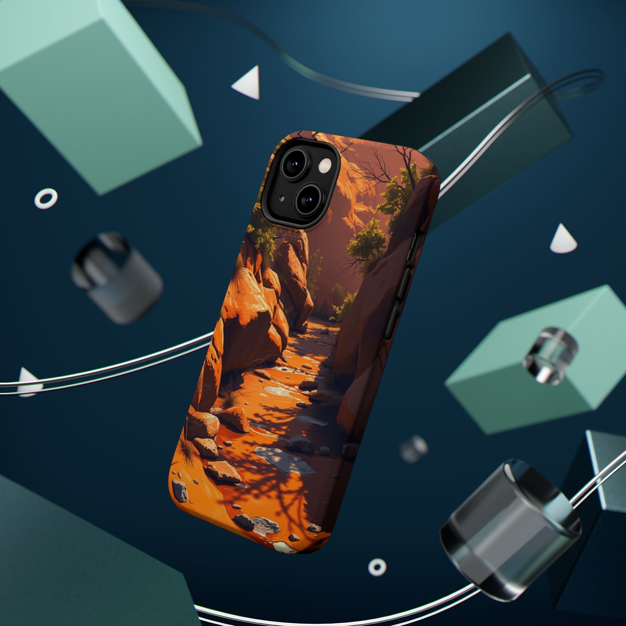 iPhone Spring Creek Bold Art Slim Everyday Designer Case · iPhone Case