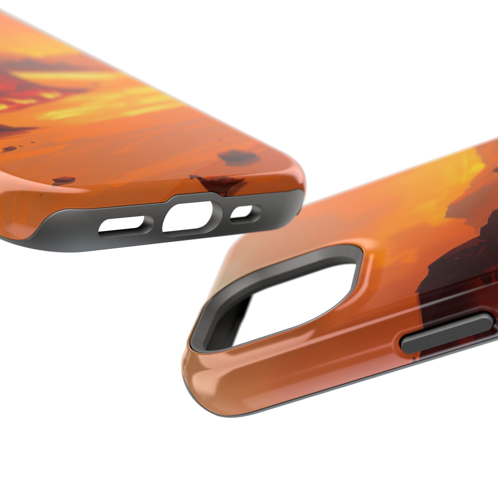 iPhone Burnt Orange And Sand Wildfire Glow Slim iPhone Everyday · iPhone Case