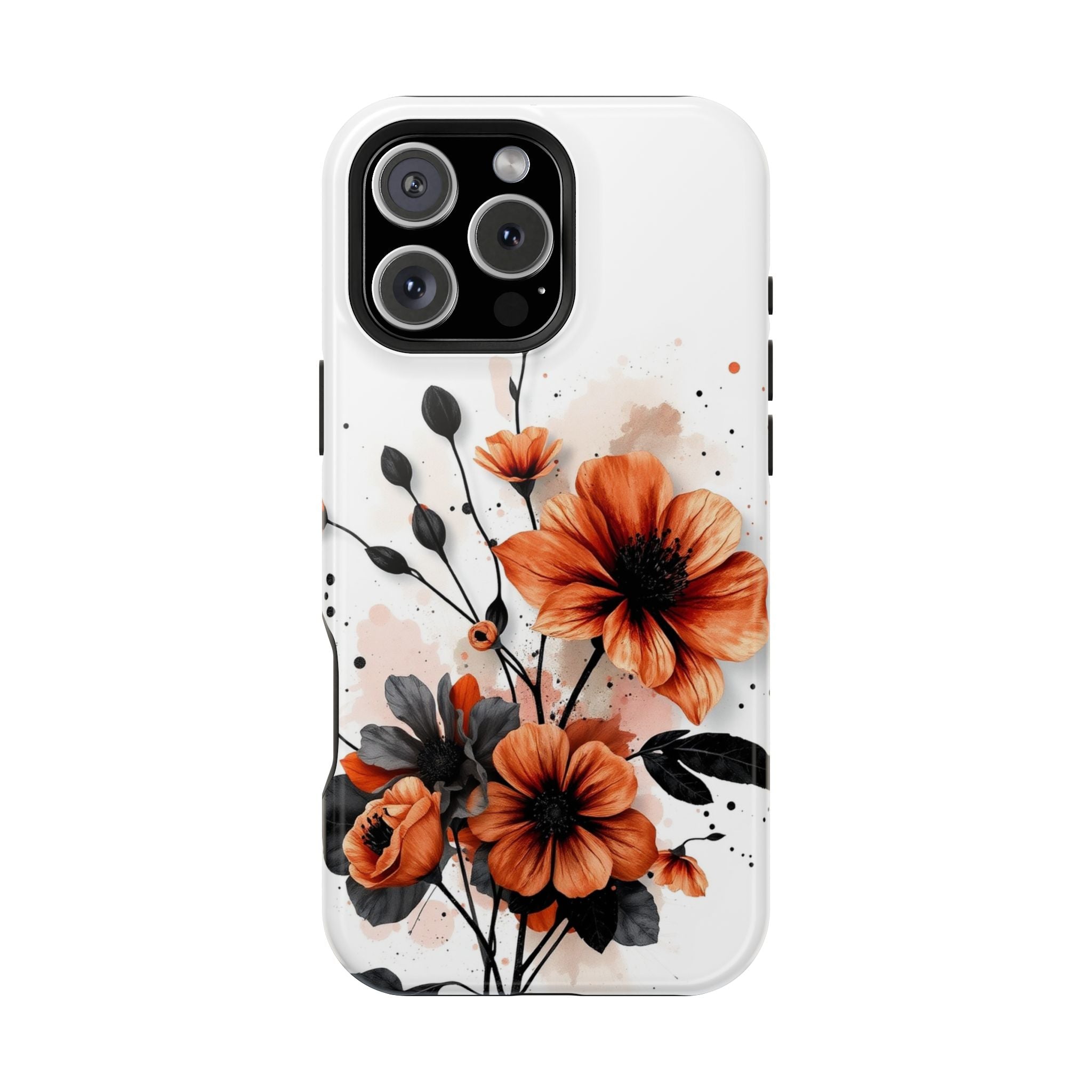 iPhone Floral Watercolor Splash 3D Digital Slim iPhone Everyday · iPhone Case