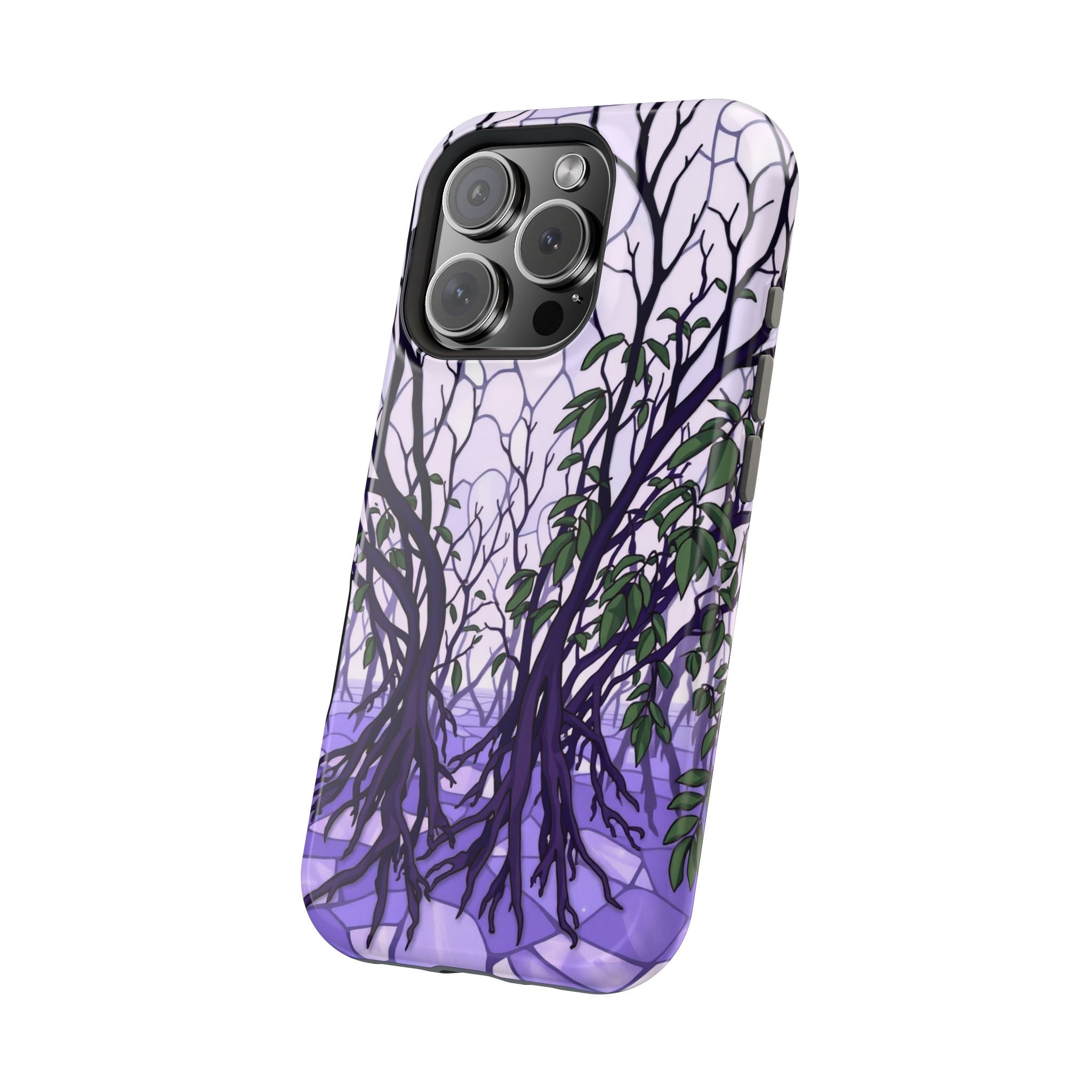 iPhone Lavender And Pearl Mangrove Roots Slim Everyday iPhone Designer · iPhone