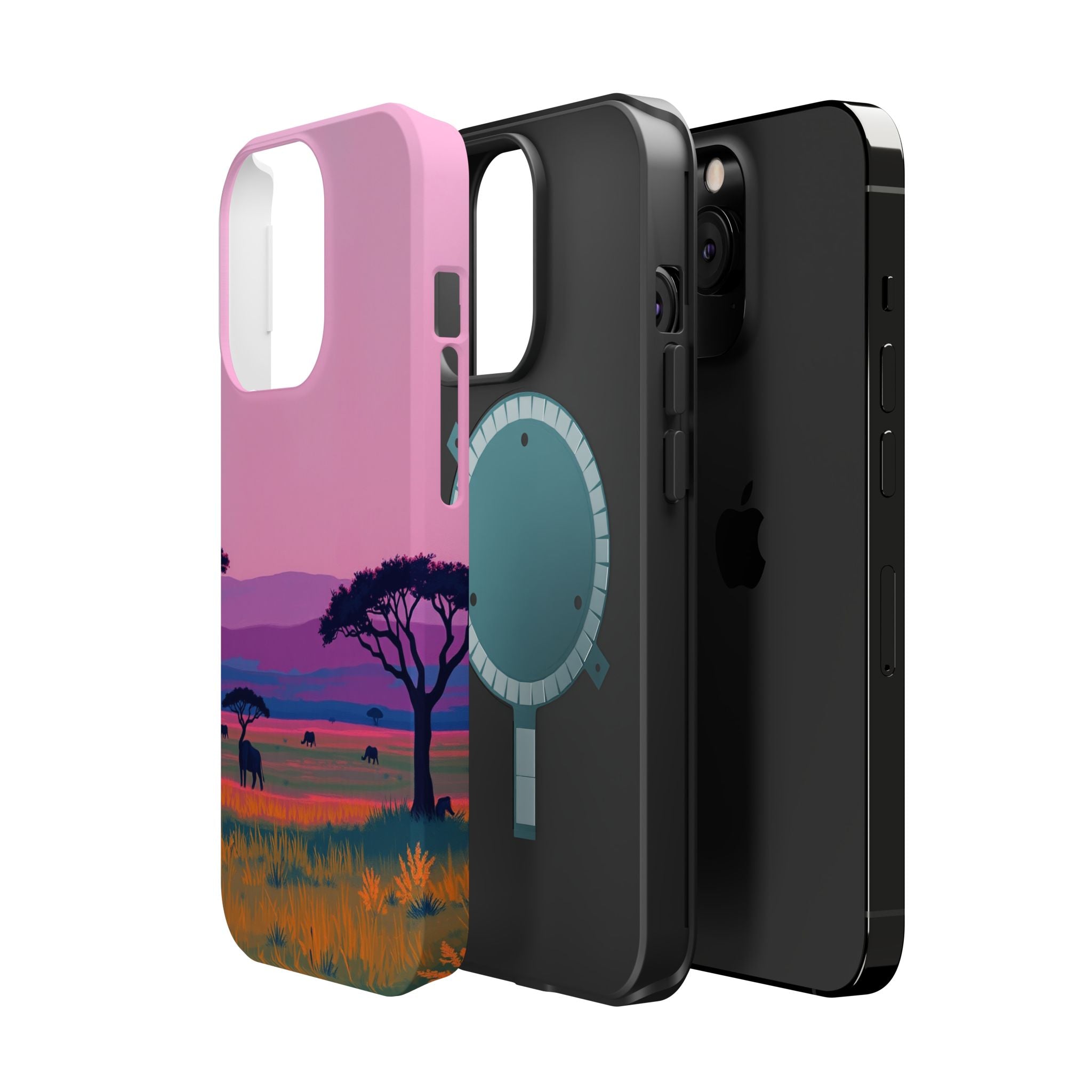 iPhone Savanna Horizon Electric Art Slim Everyday Designer Case · iPhone Case