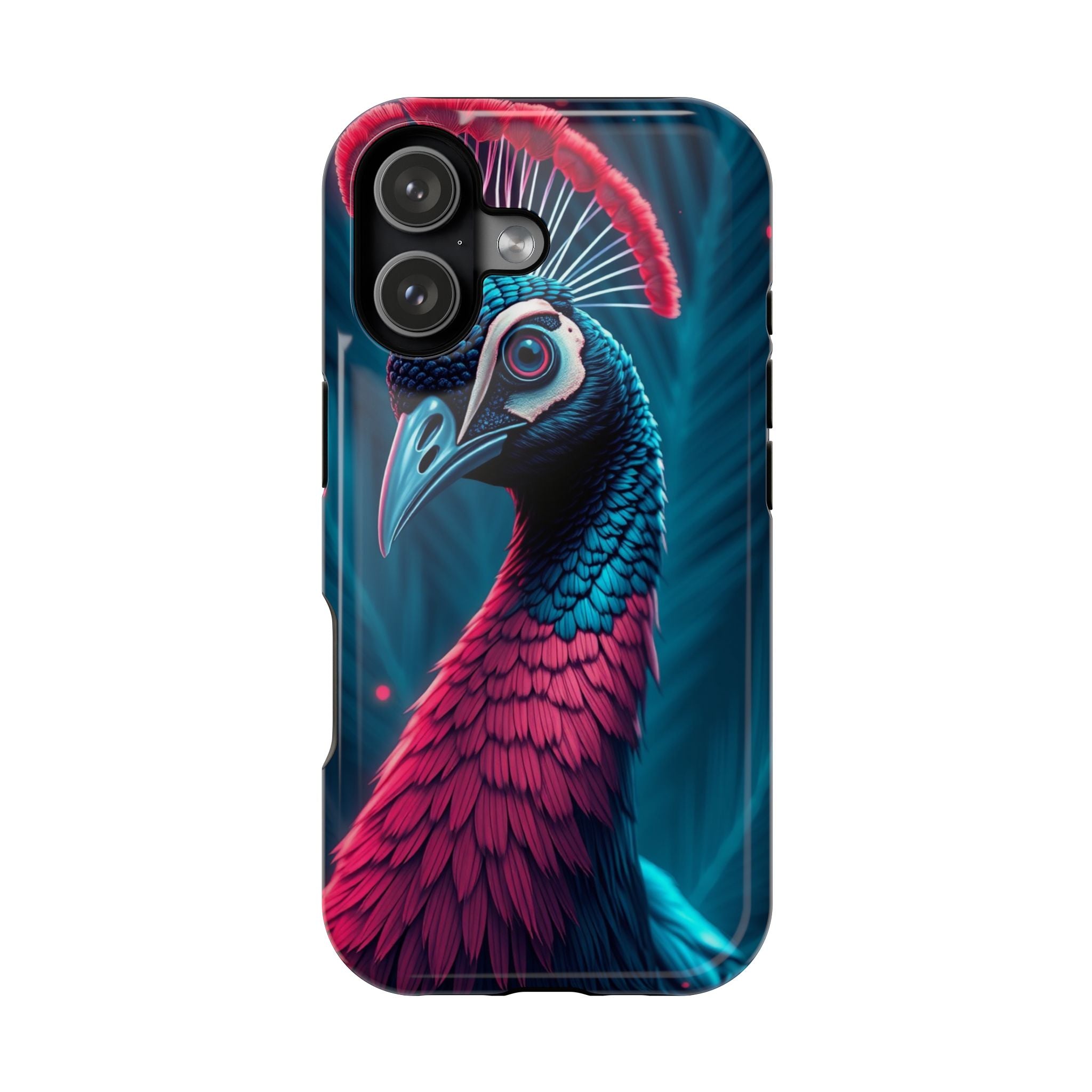 iPhone Nouveau Peacock Electric Art Slim Everyday Designer Case · iPhone Case