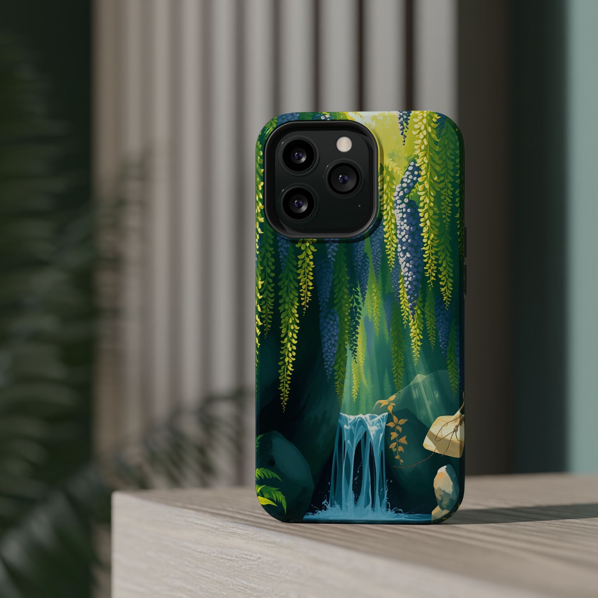 iPhone Wisteria Cascade Mystic Art Bold Modern Everyday Snap Case · iPhone Case
