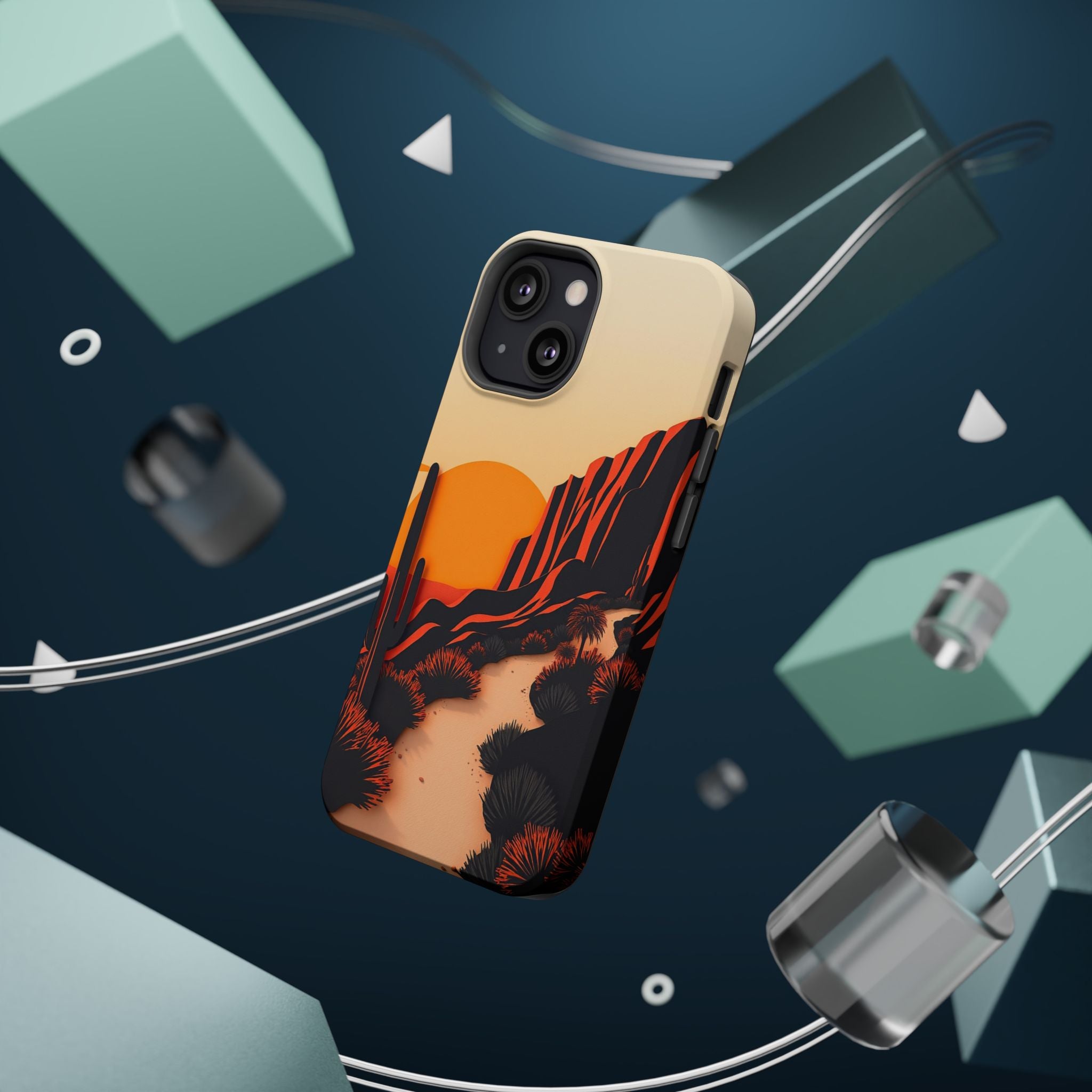 iPhone Serene Mesa Sunset Design 12 Slim Everyday Designer Case · iPhone Case