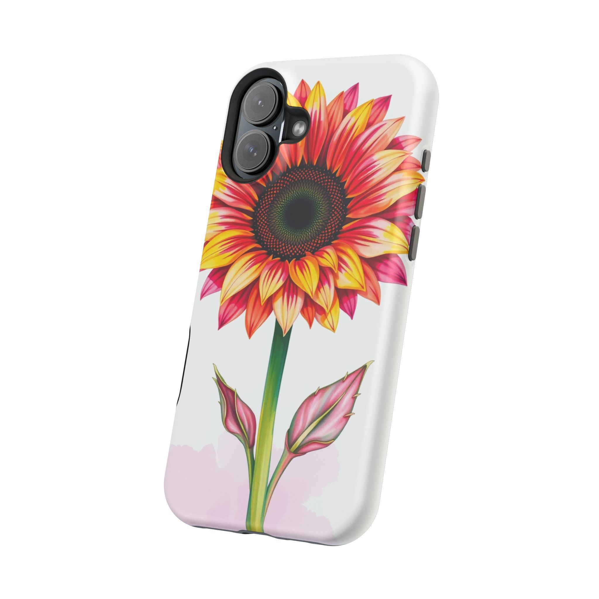 iPhone Sunflower Pop Vibrant Watercolor Slim Snap Case · iPhone Case