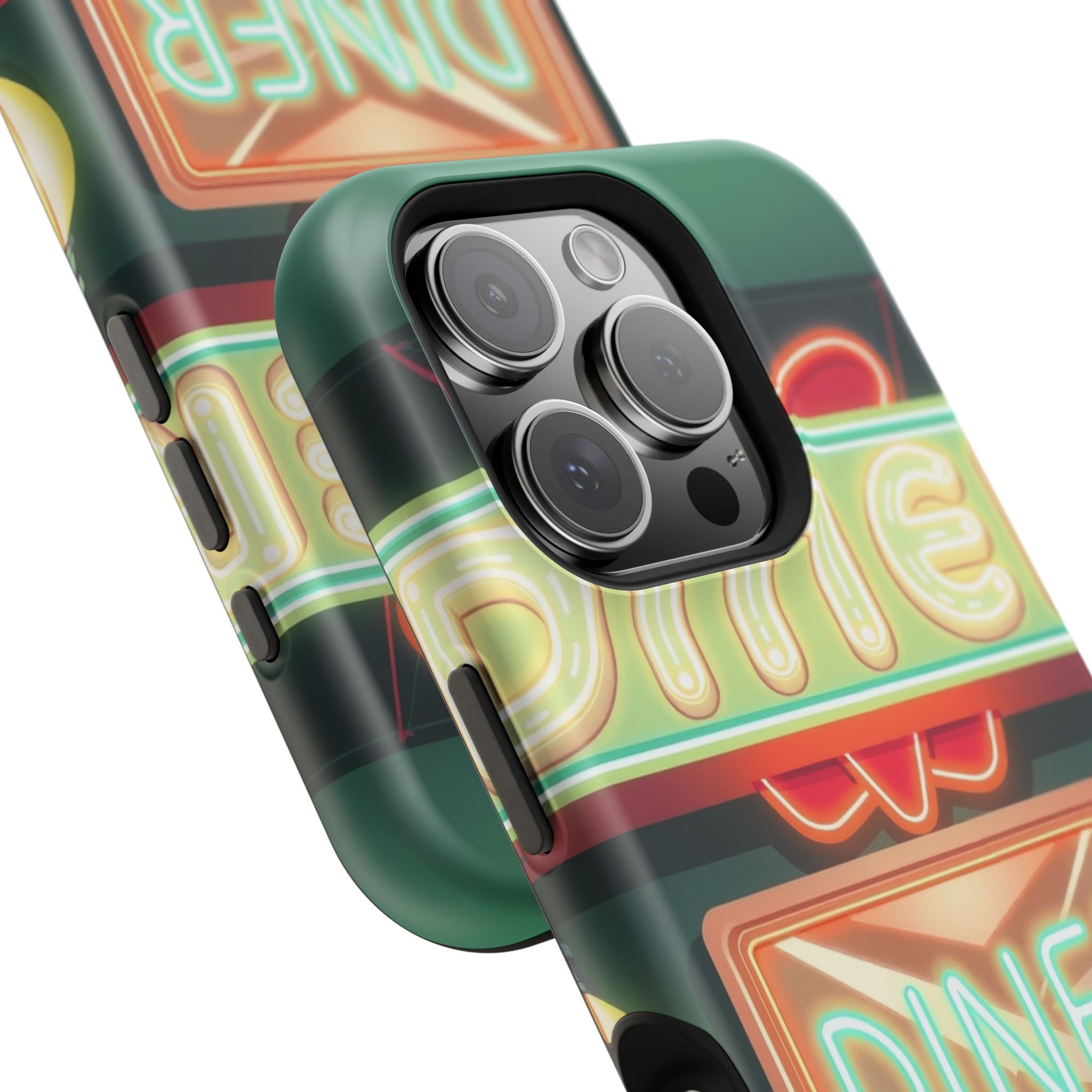 iPhone Neon Diner Sign Mystic Art Bold Modern Everyday Snap Case · iPhone Case