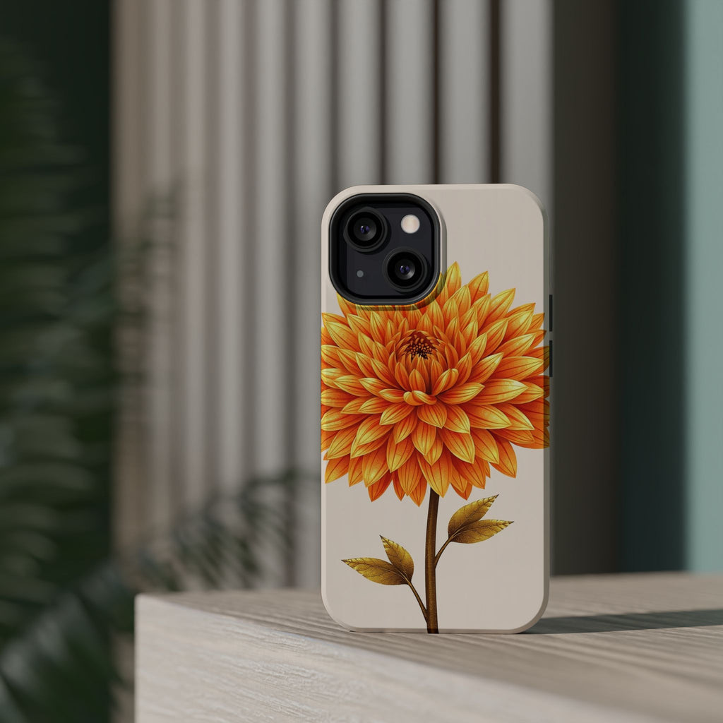 iPhone Chrysanthemum Classic Gold Foil Luxury Slim iPhone Everyday · iPhone Case