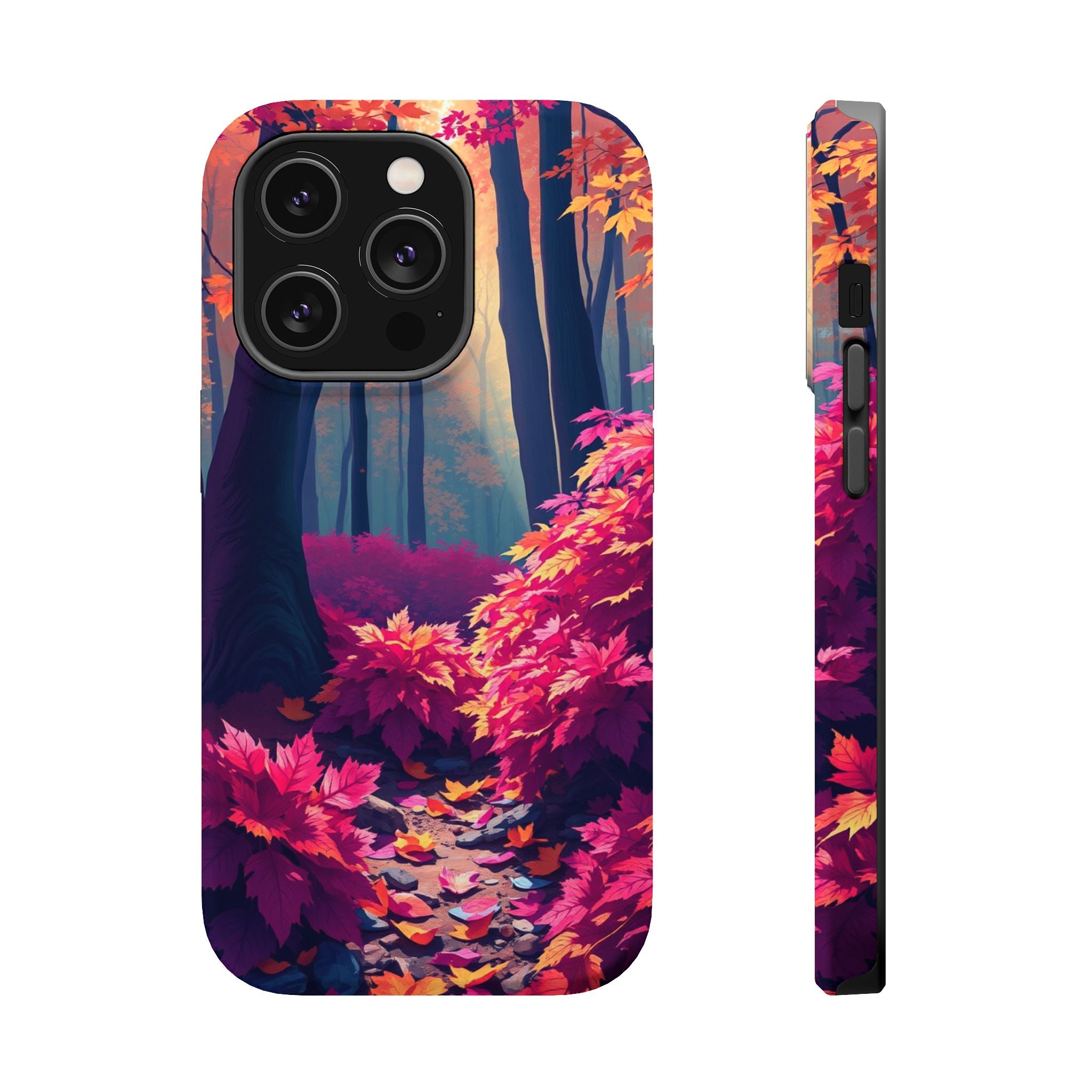 iPhone Earthy Autumn Forest Floor Design Slim Everyday iPhone Designer · iPhone