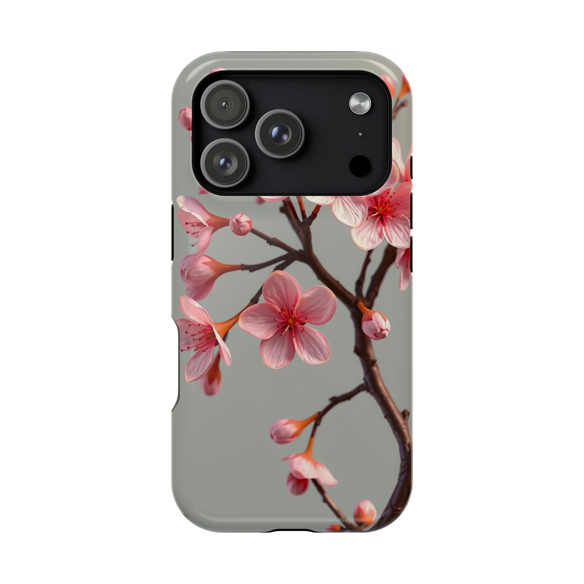 iPhone Mustard And Rust Cherry Blossom Slim Everyday Designer Case · iPhone Case