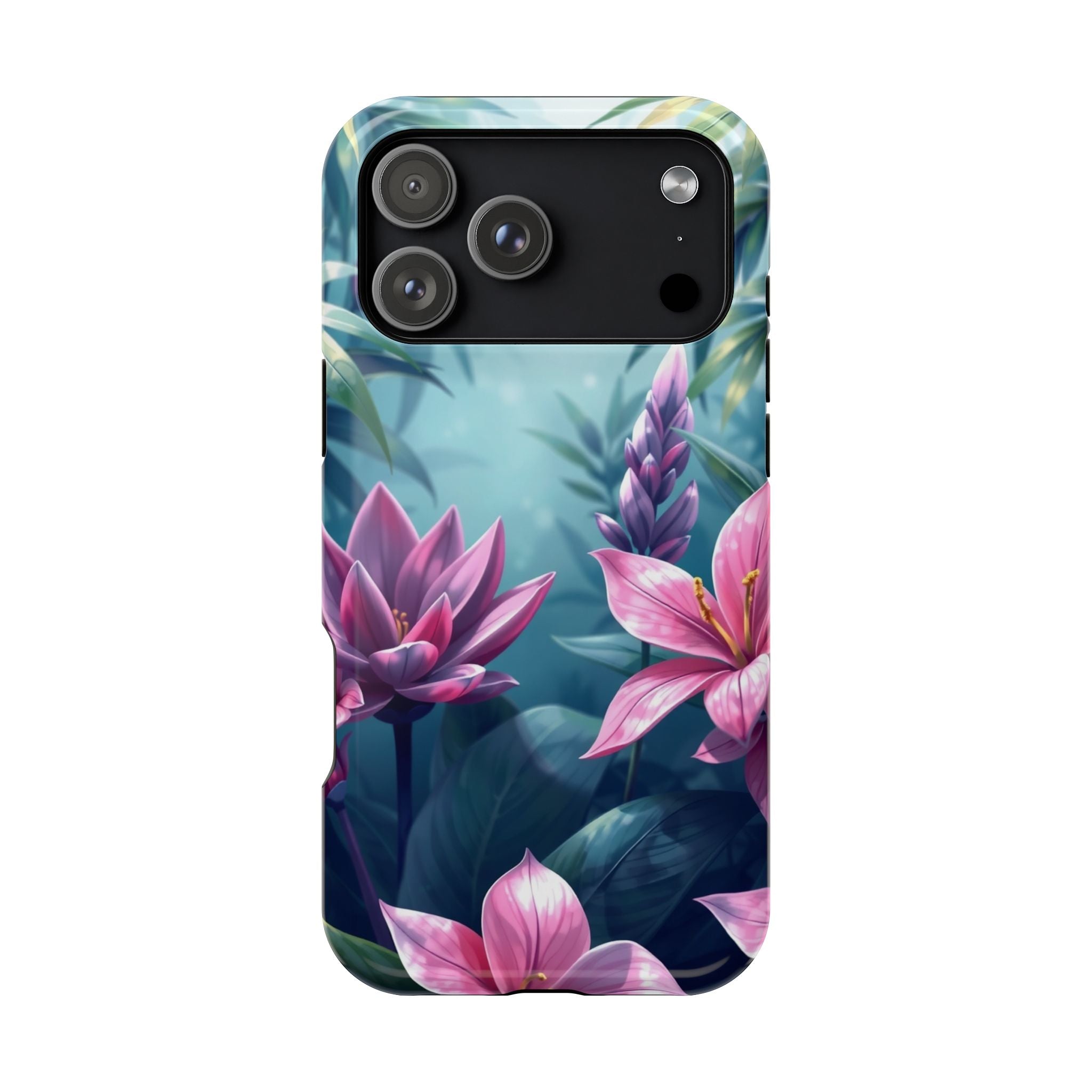 iPhone Indigo And Violet Jungle Floral Slim Everyday Designer Case · iPhone Case
