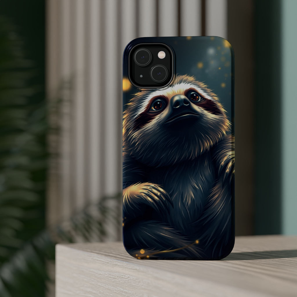 iPhone Vibrant Cozy Sloth Mode Design Slim Everyday Designer Case · iPhone Case