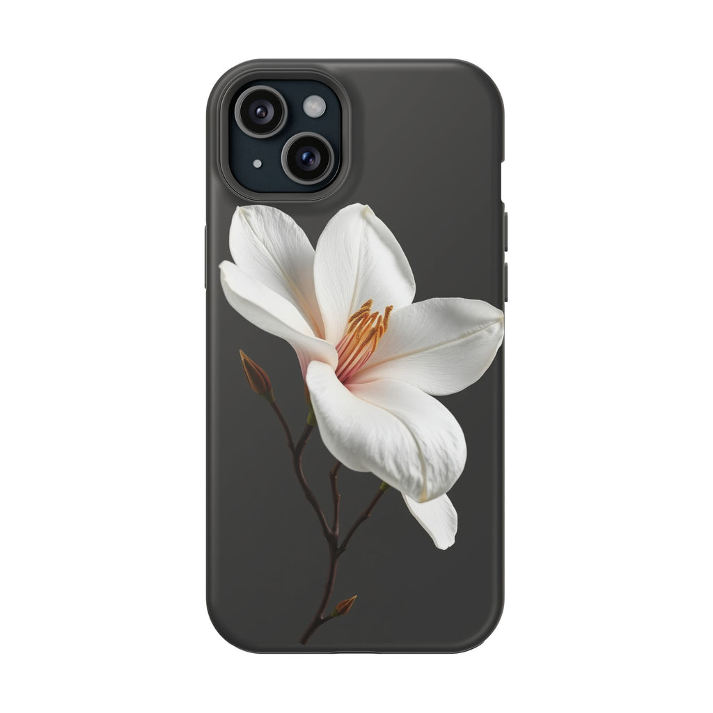 iPhone Earthy Magnolia Dream Design Slim Everyday Designer Case · iPhone Case