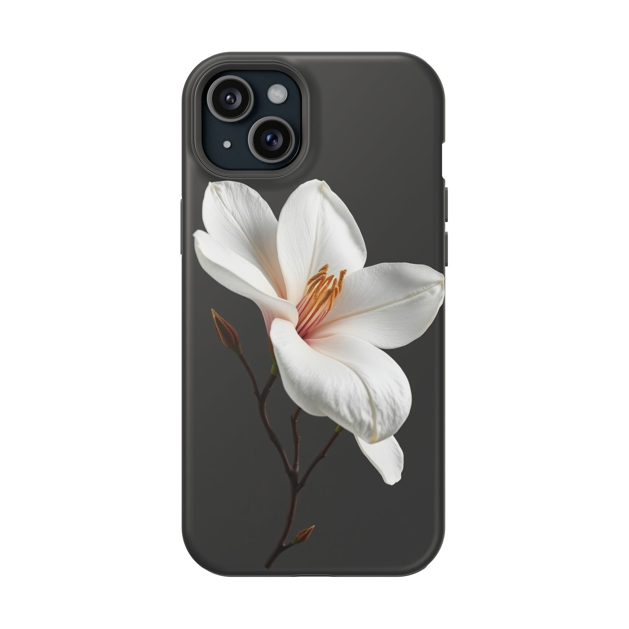 iPhone Earthy Magnolia Dream Design Slim Everyday Designer Case · iPhone Case
