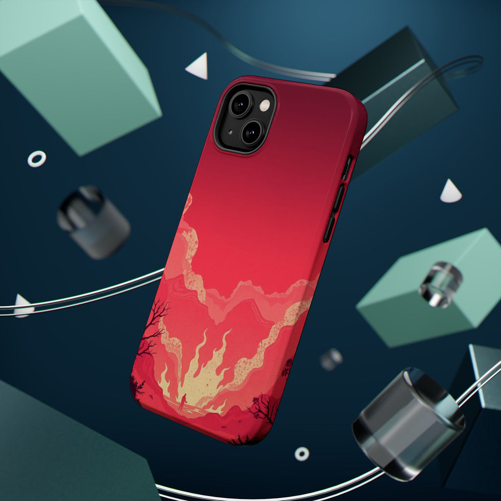 iPhone Wildfire Glow Grunge Distressed Slim Everyday Designer Case · iPhone Case