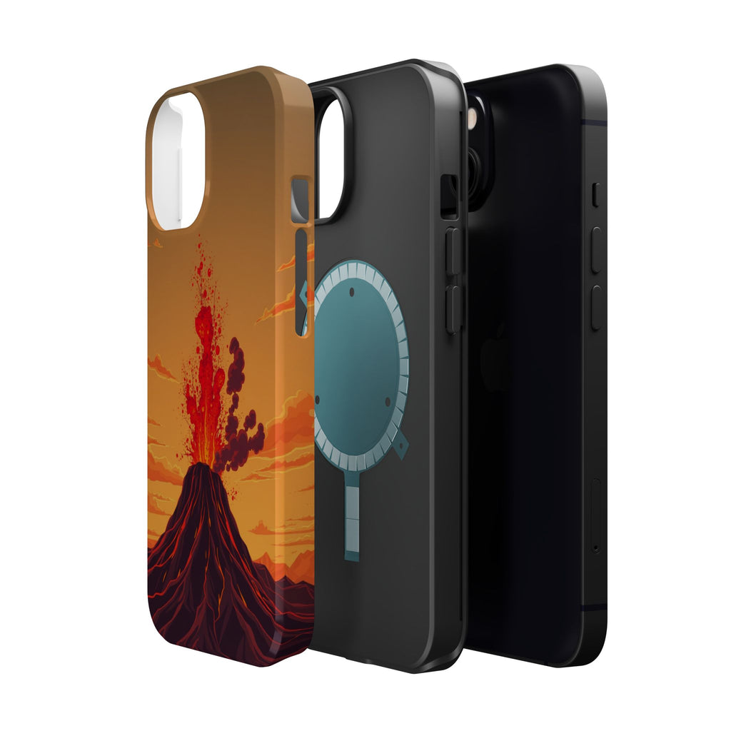 iPhone Sunset Amber And Peach Volcanic Eruption Soft iPhone Finish · iPhone Case
