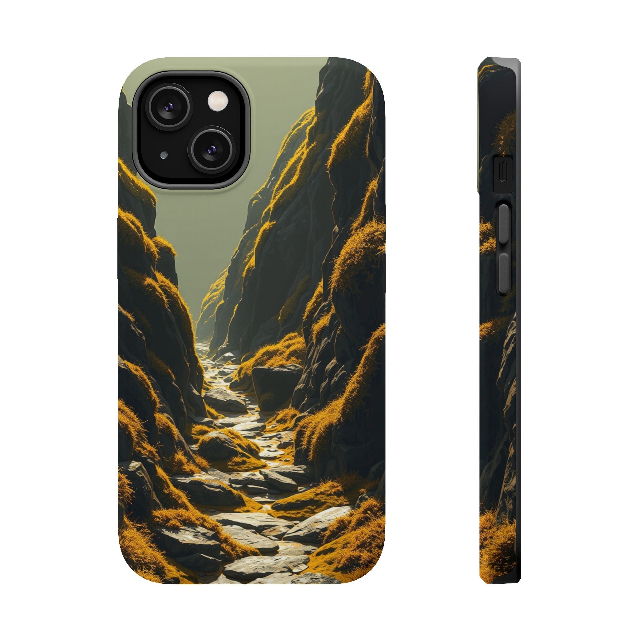 iPhone Moss Covered Rocks Enchanted Art Slim Everyday iPhone 14 · iPhone Case