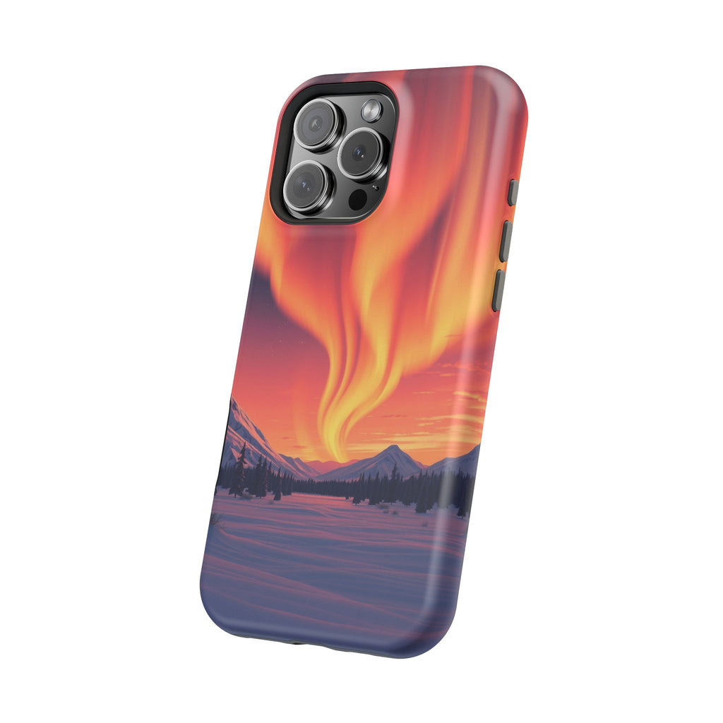 iPhone Sunset Amber And Peach Northern Lights Slim iPhone Everyday · iPhone Case