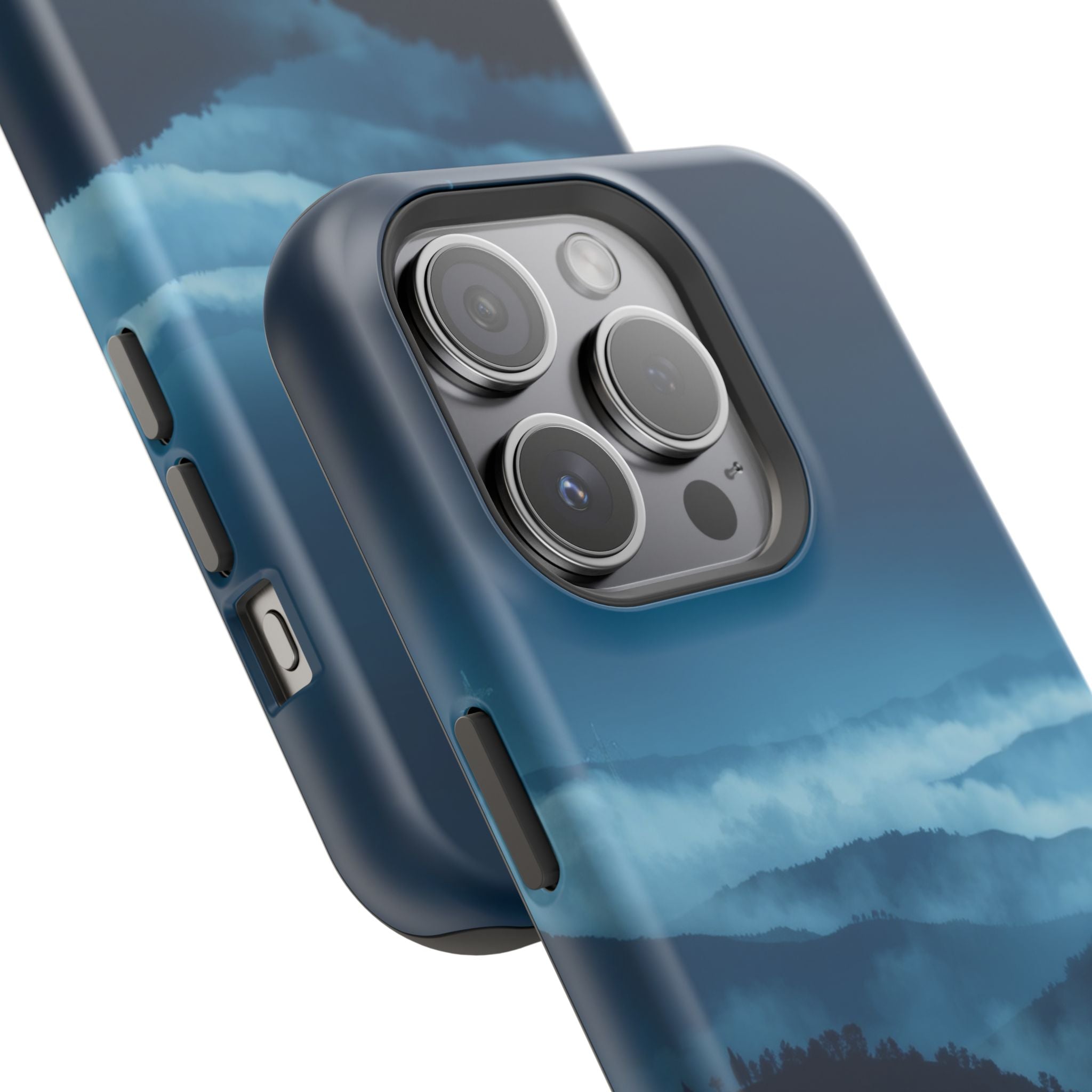 iPhone Earthy Fog Rolling Over Hills Design Slim iPhone Everyday · iPhone Case