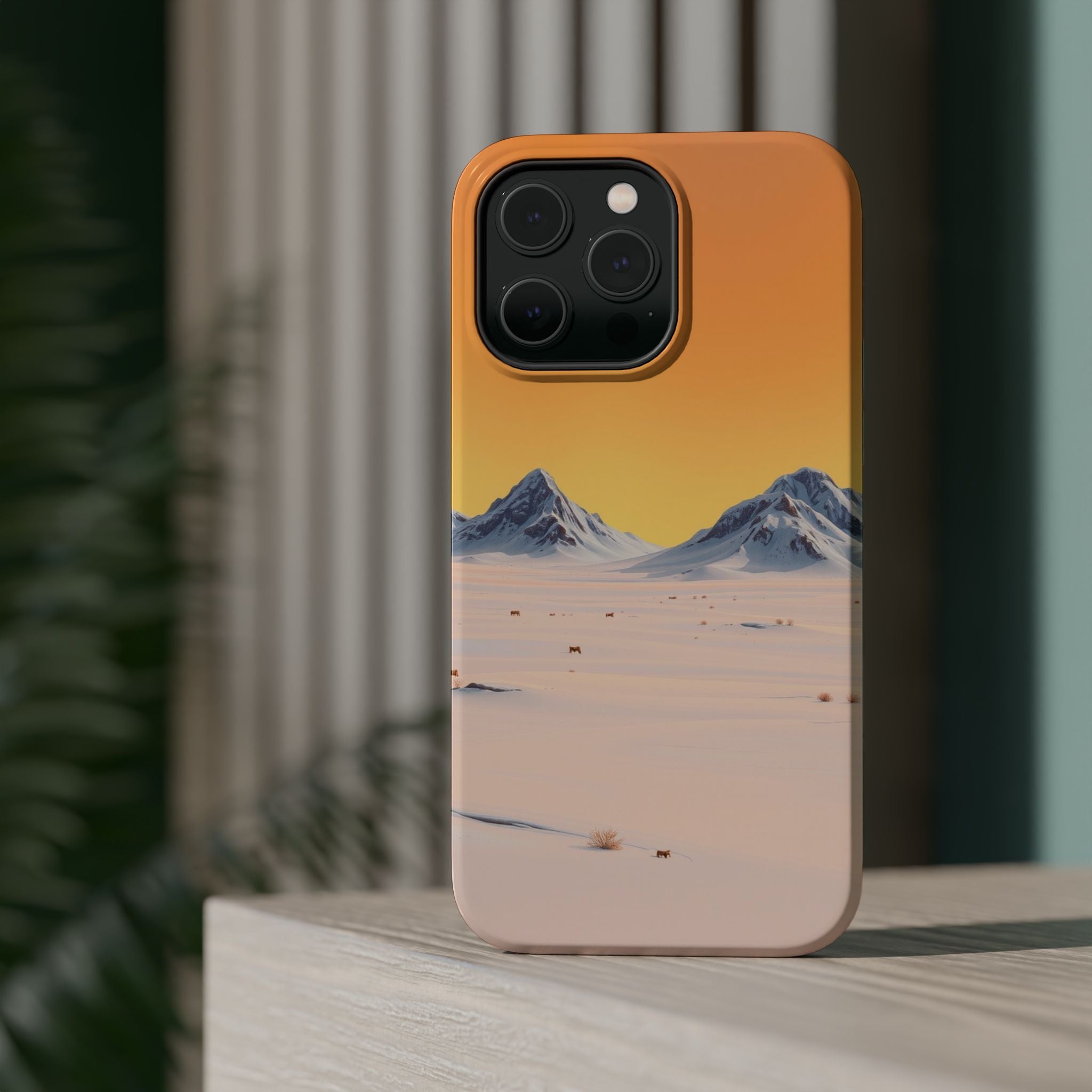 iPhone Mustard And Rust Arctic Tundra Slim Everyday iPhone 20 Designer · iPhone