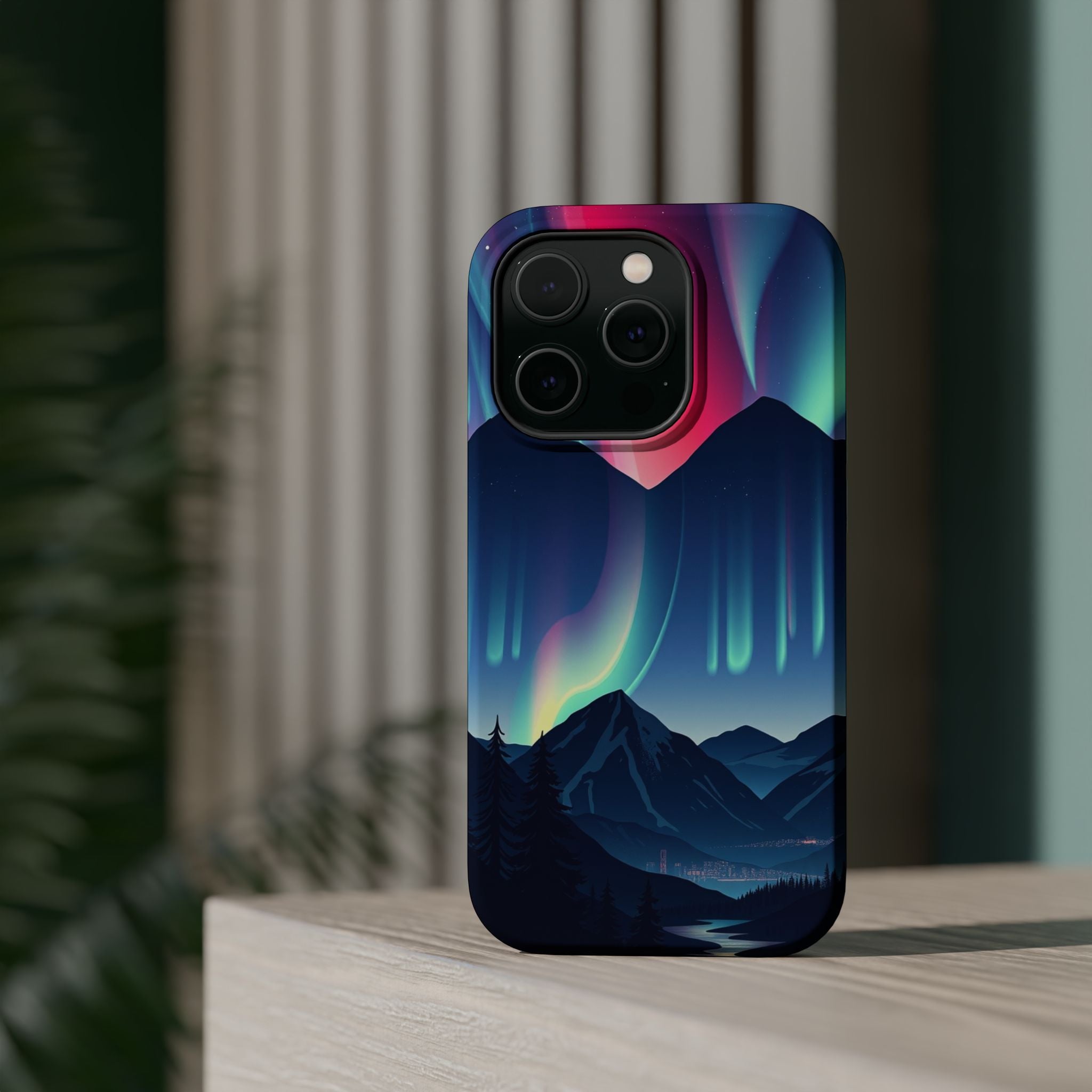 iPhone Dreamy Northern Lights Design Slim Everyday Designer Case · iPhone Case