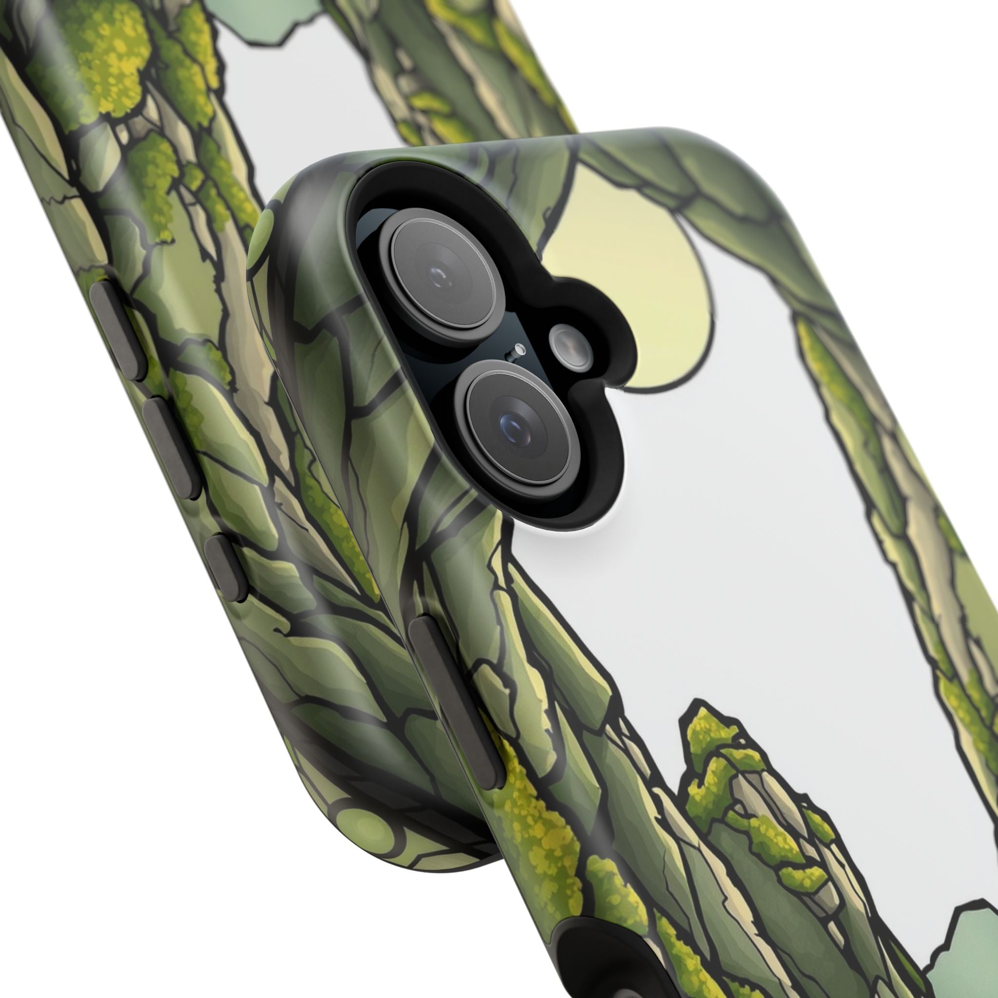 iPhone Sage And Ivory Moss Covered Rocks Slim Everyday iPhone Designer · iPhone