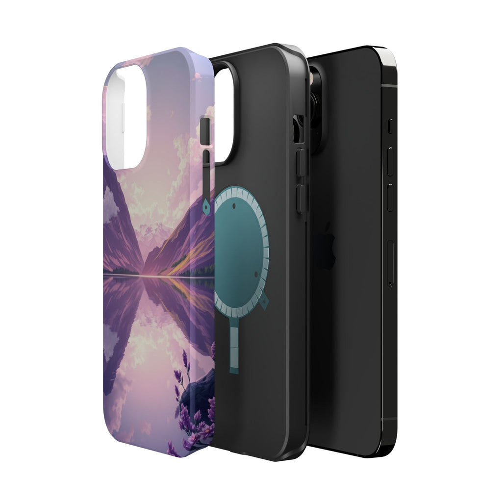 iPhone Lavender And Pearl Fjord Reflection Slim iPhone Everyday · iPhone Case