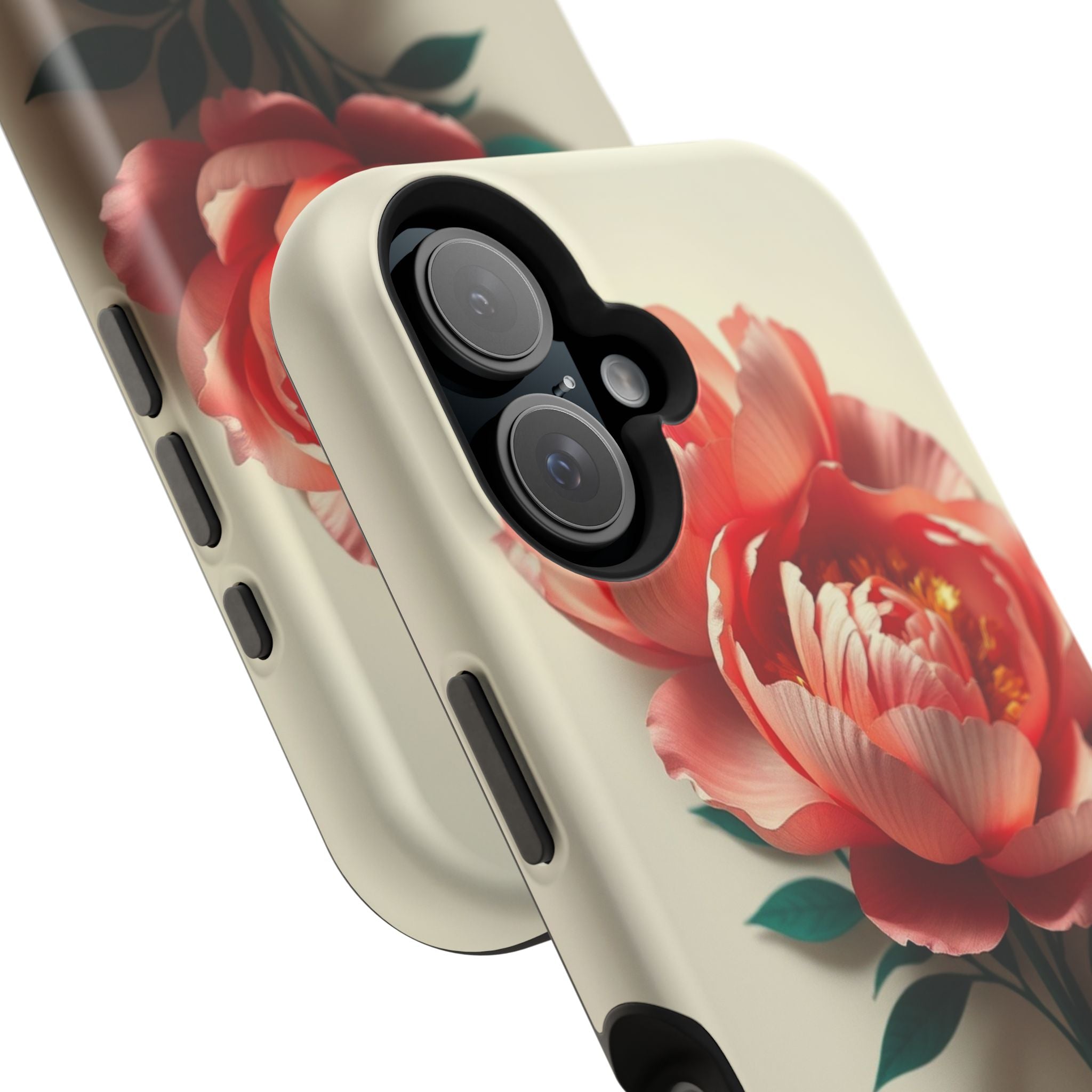 iPhone Emerald Green And Gold Peony Bouquet Slim iPhone Everyday · iPhone Case