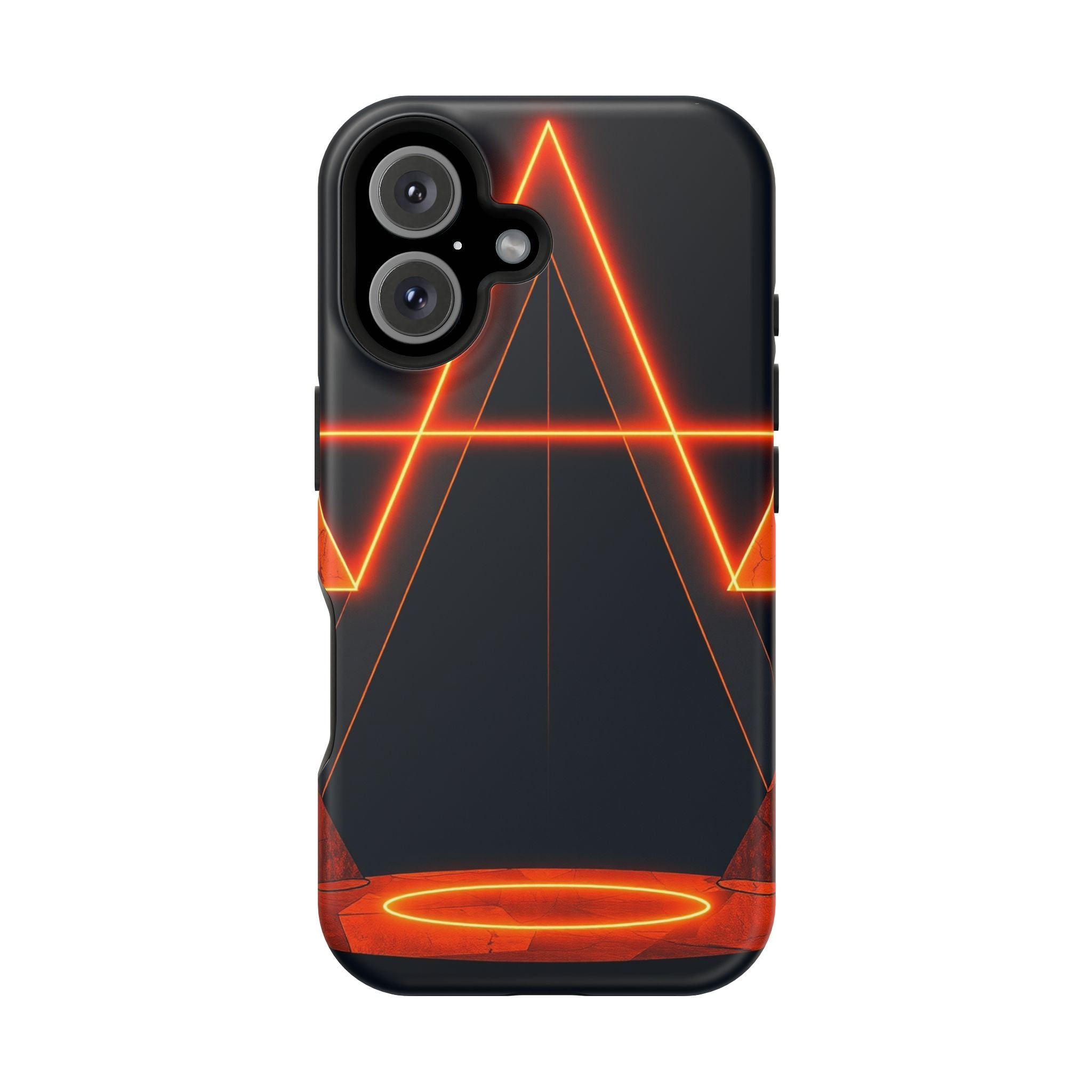 iPhone Vibrant Neon Geometry Design Slim Everyday Designer Case · iPhone Case