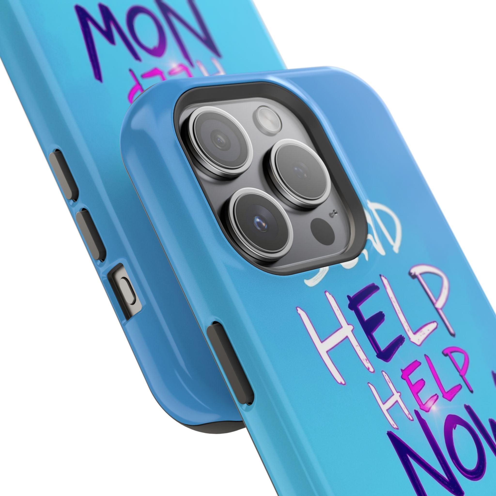 iPhone Radiant Send Help Now Design Slim Everyday Designer Case · iPhone Case