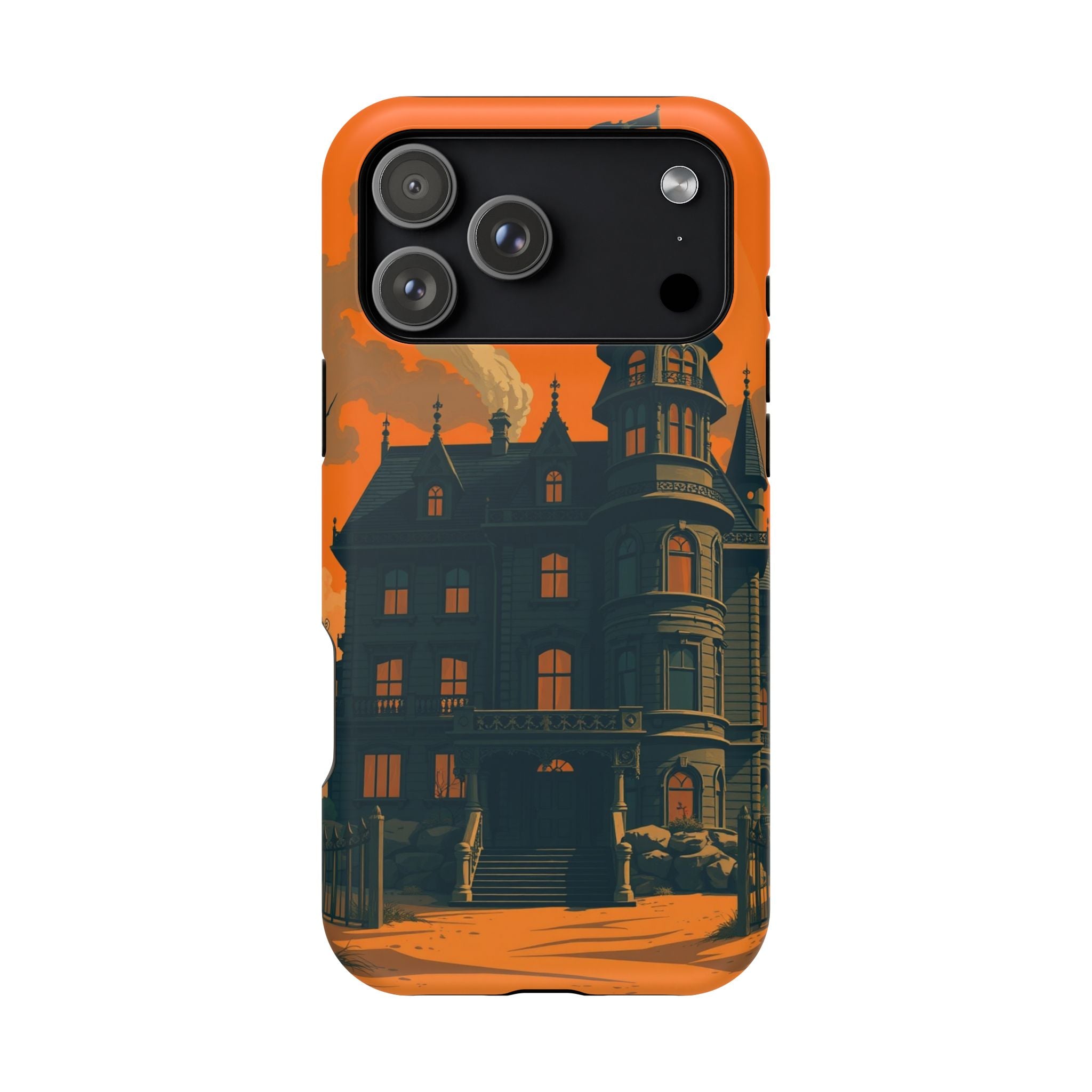 iPhone Vibrant Haunted Mansion Design Slim Everyday Designer Case · iPhone Case