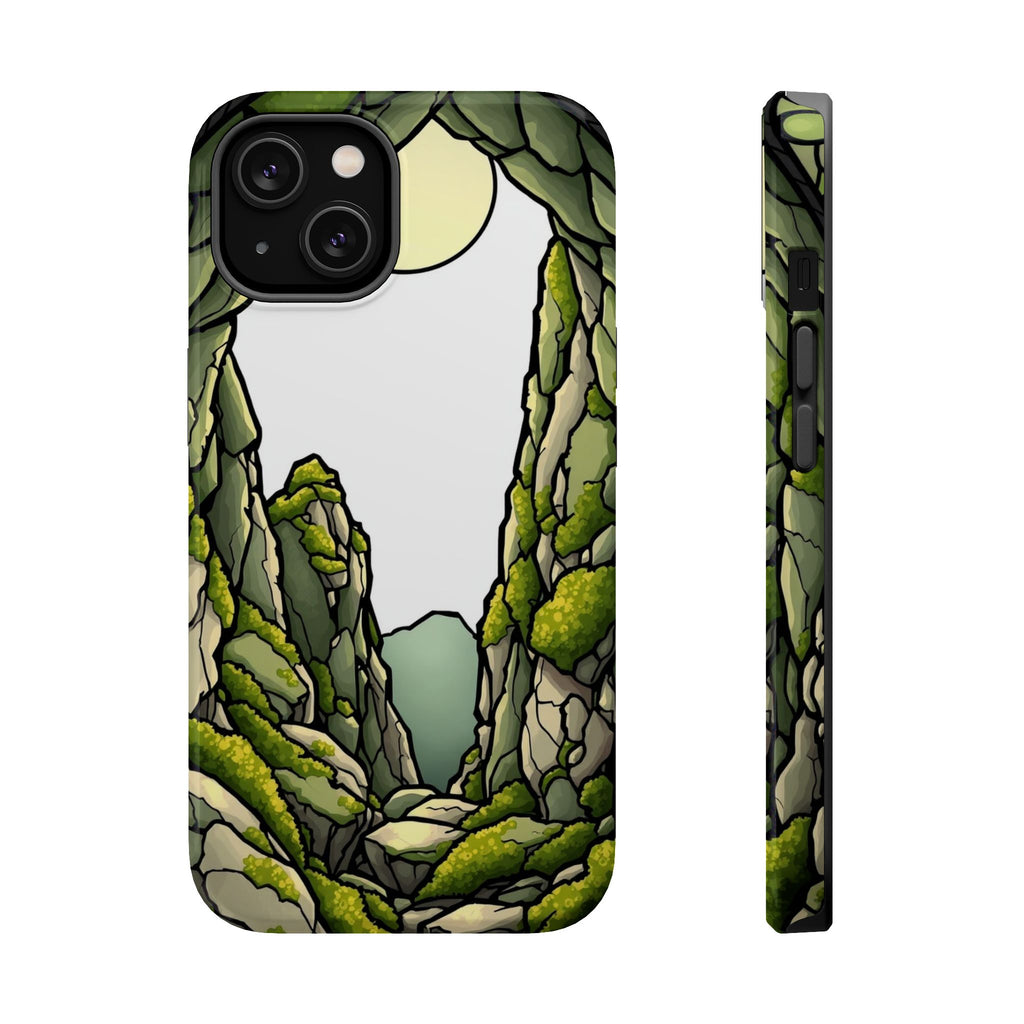 iPhone Sage And Ivory Moss Covered Rocks Slim Everyday iPhone Designer · iPhone
