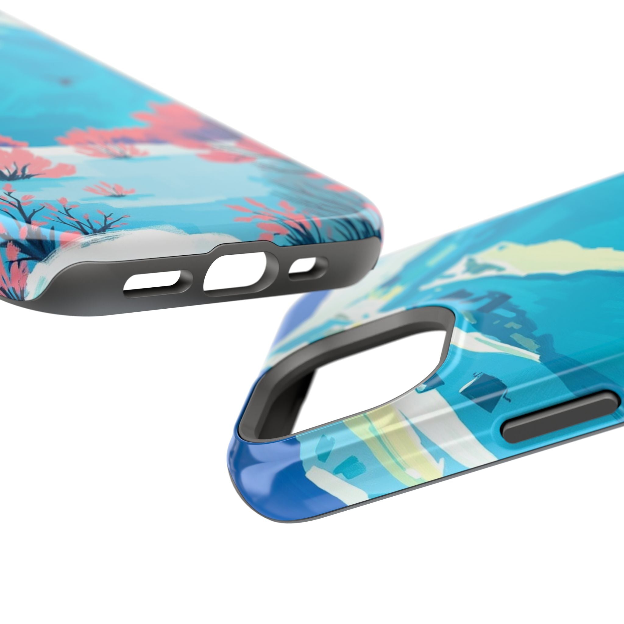 iPhone Snow Field Electric Art Slim Everyday Designer Case · iPhone Case