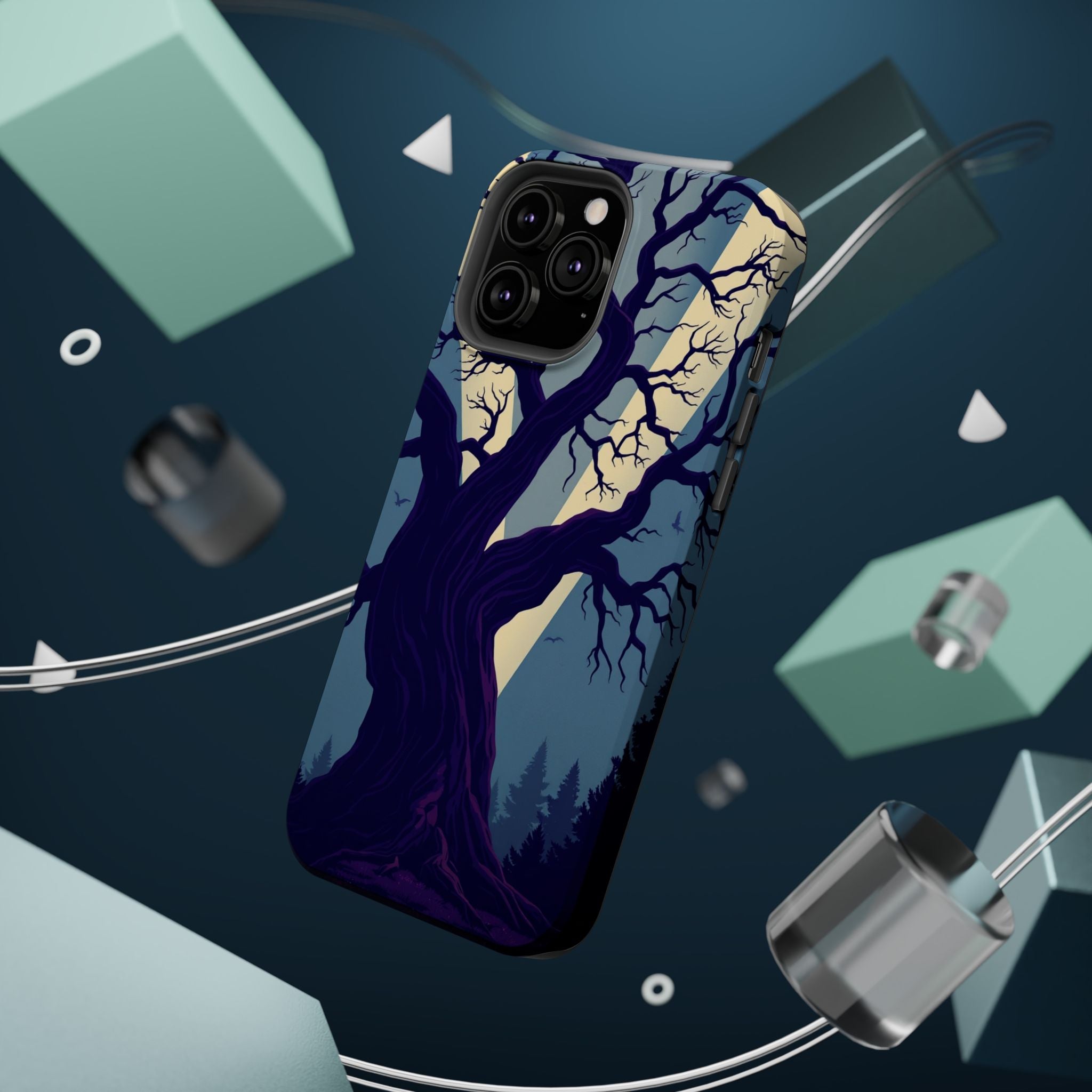 iPhone Twisted Tree Vintage Retro Poster Slim Everyday Designer Case · iPhone Ca