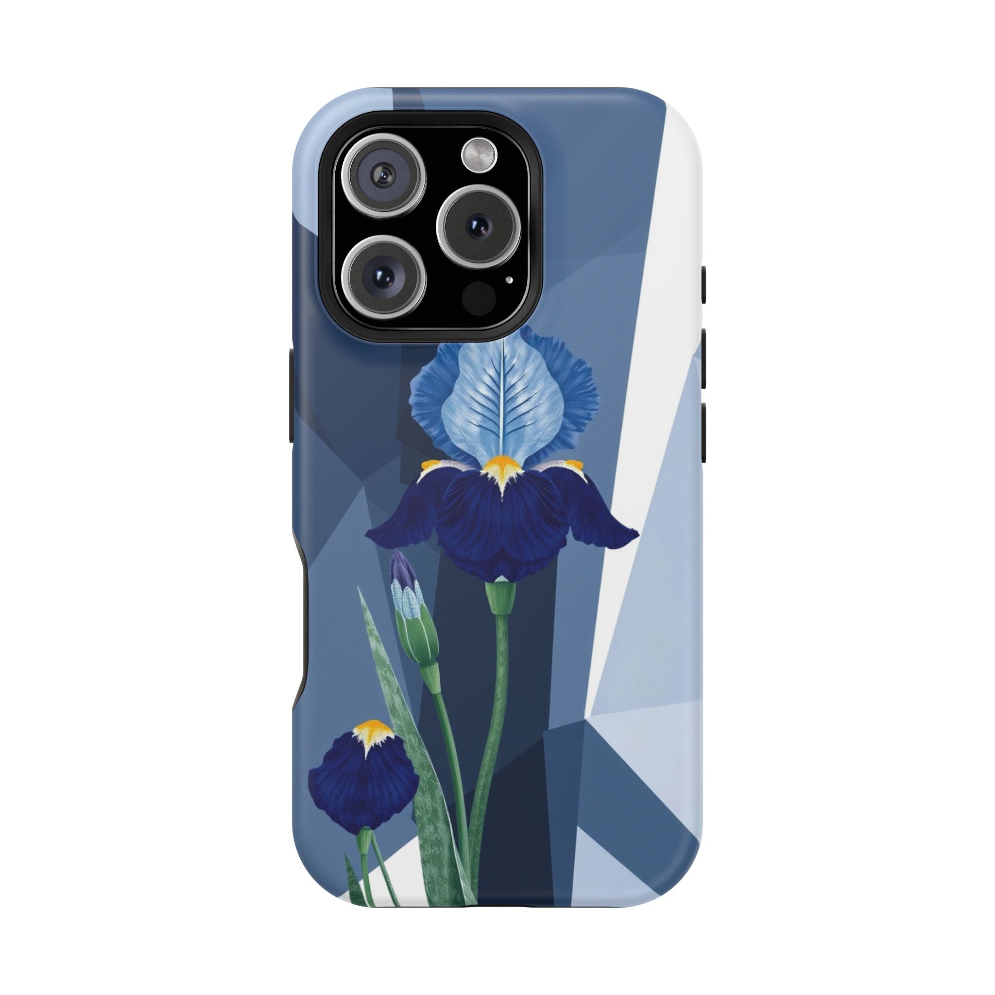iPhone Earthy Iris Garden Design Bold Modern Everyday Snap Case · iPhone Case