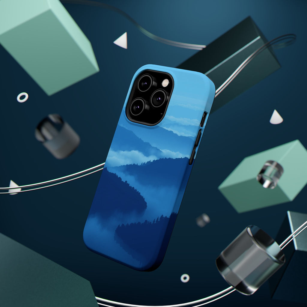 iPhone Fog Rolling Over Hills Pixel Art -Bit Slim iPhone Everyday · iPhone Case