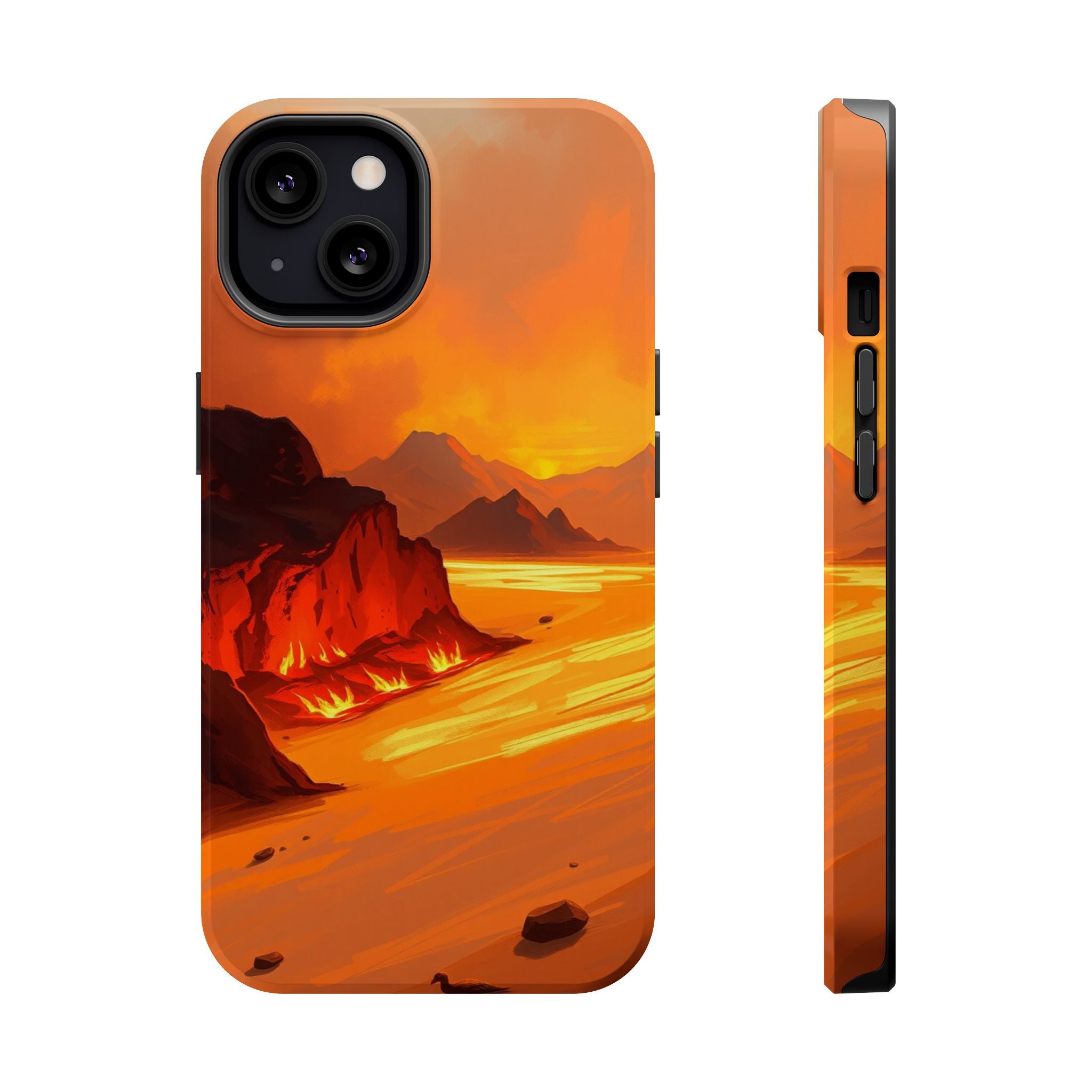 iPhone Burnt Orange And Sand Wildfire Glow Slim iPhone Everyday · iPhone Case