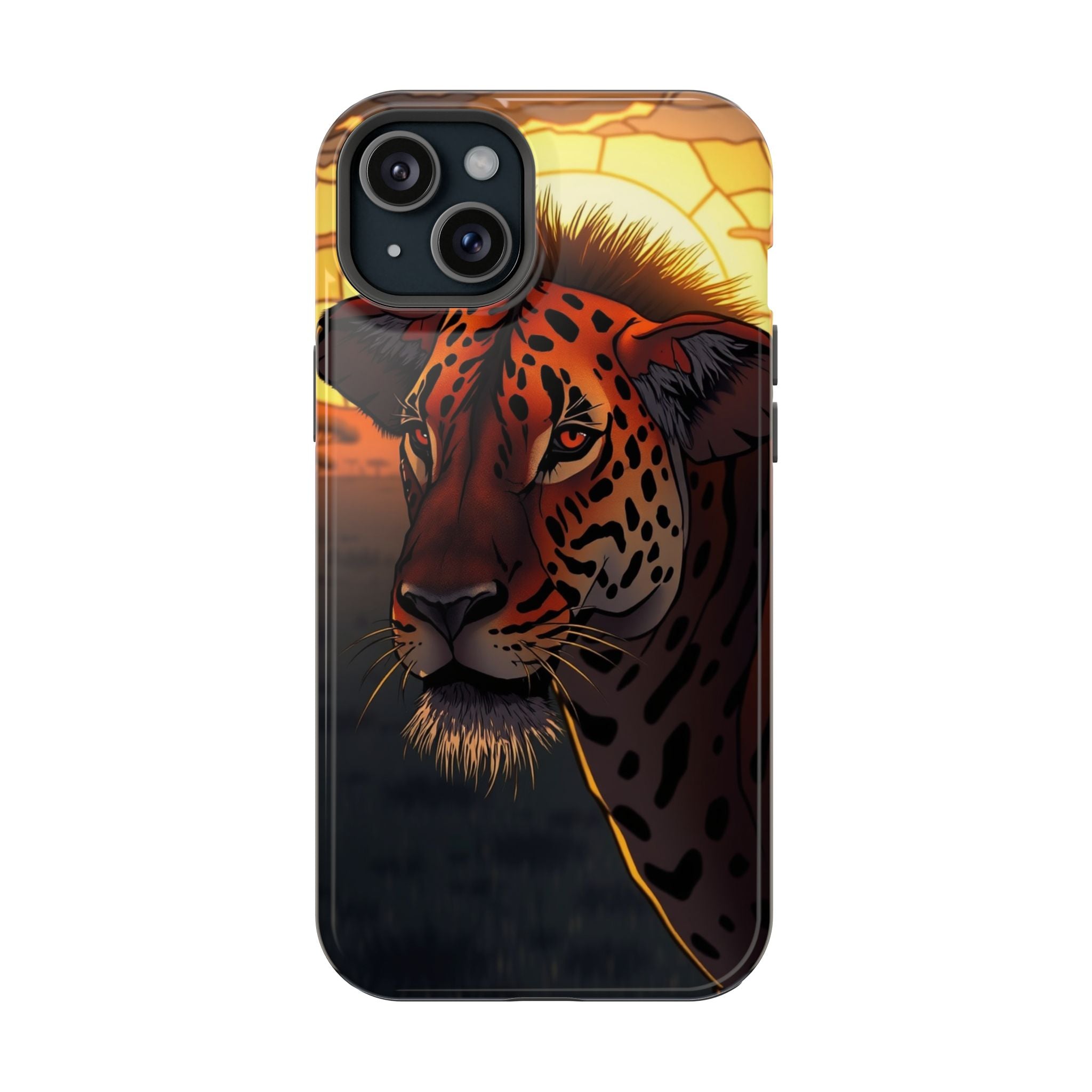 iPhone Savanna Horizon Stained Glass Slim Everyday Designer Case · iPhone Case