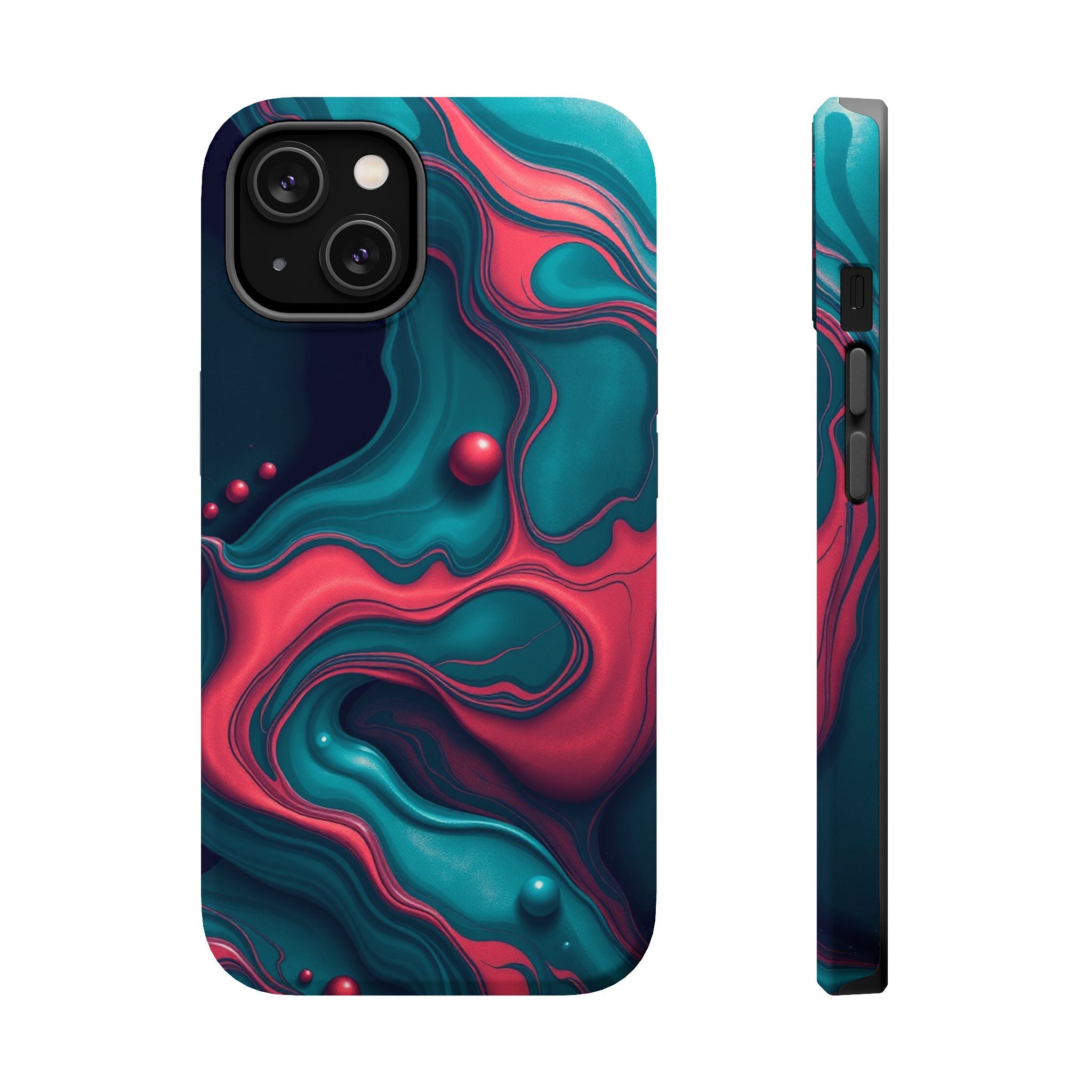 iPhone Fluid Art Electric Slim Everyday Designer Case · iPhone Case Soft Finish
