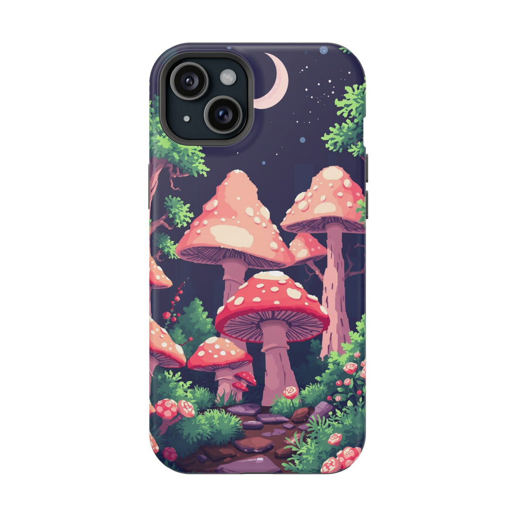 iPhone Mushroom Forest Pixel Art -Bit Slim Everyday Designer Case · iPhone Case