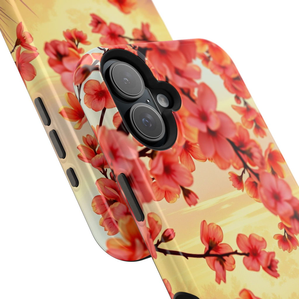 iPhone Sunset Amber And Peach Blossom Trail Slim Snap Cas Carry Case · iPhone Ca