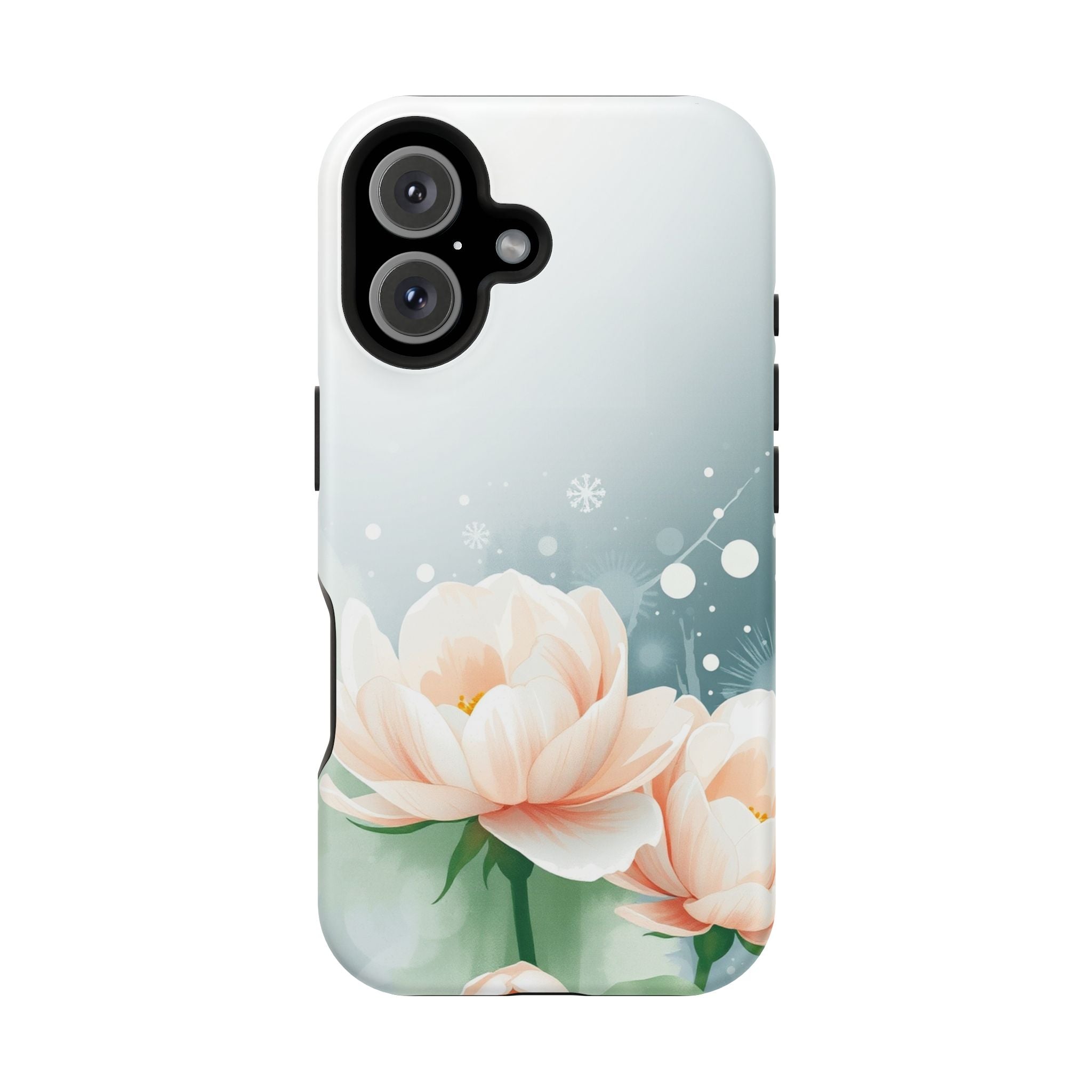 iPhone Serene Floral Watercolor Splash Design Slim iPhone Everyday · iPhone Case
