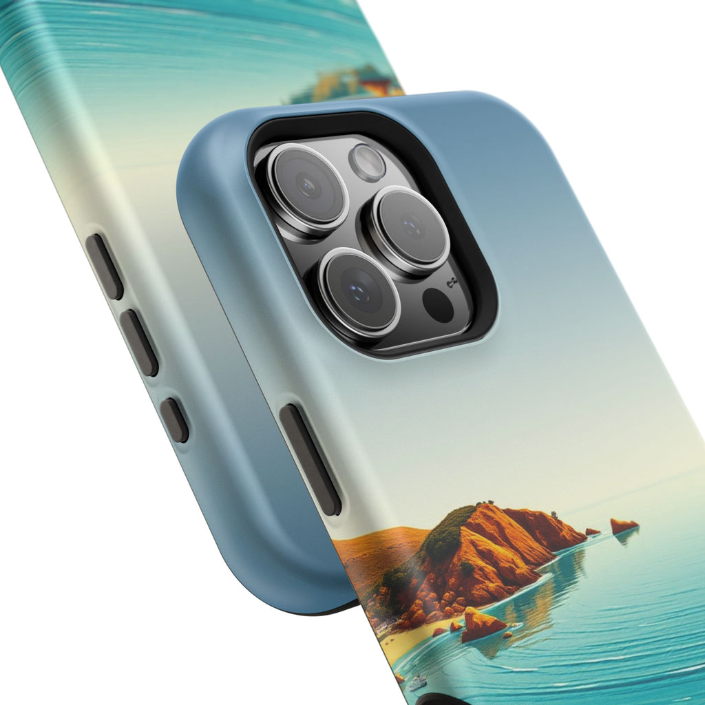iPhone Mustard And Rust Pebble Beach Slim Everyday iPhone 14 Designer · iPhone C