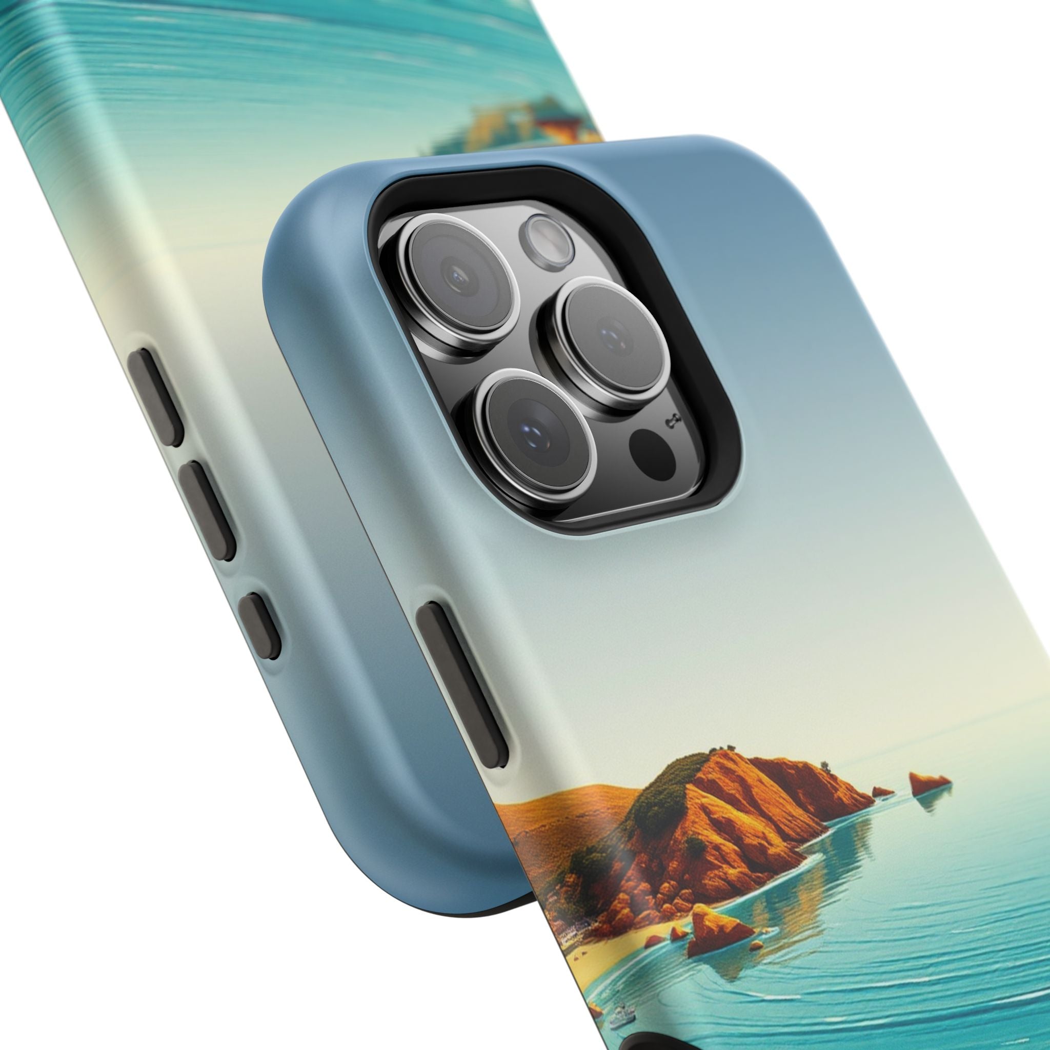 iPhone Mustard And Rust Pebble Beach Slim Everyday iPhone 14 Designer · iPhone C