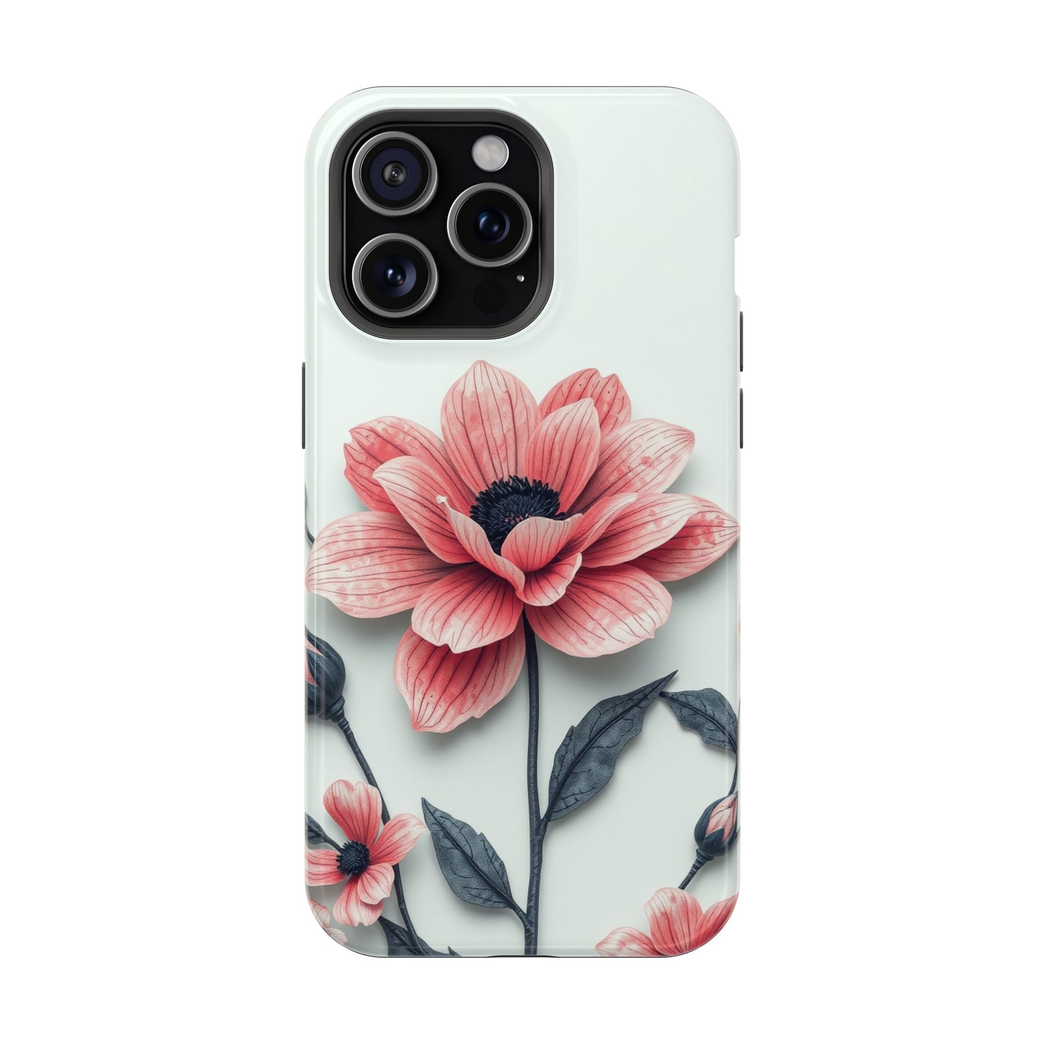 iPhone Dreamy Floral Ink Wash Design Slim Everyday iPhone 12 Designer · iPhone C