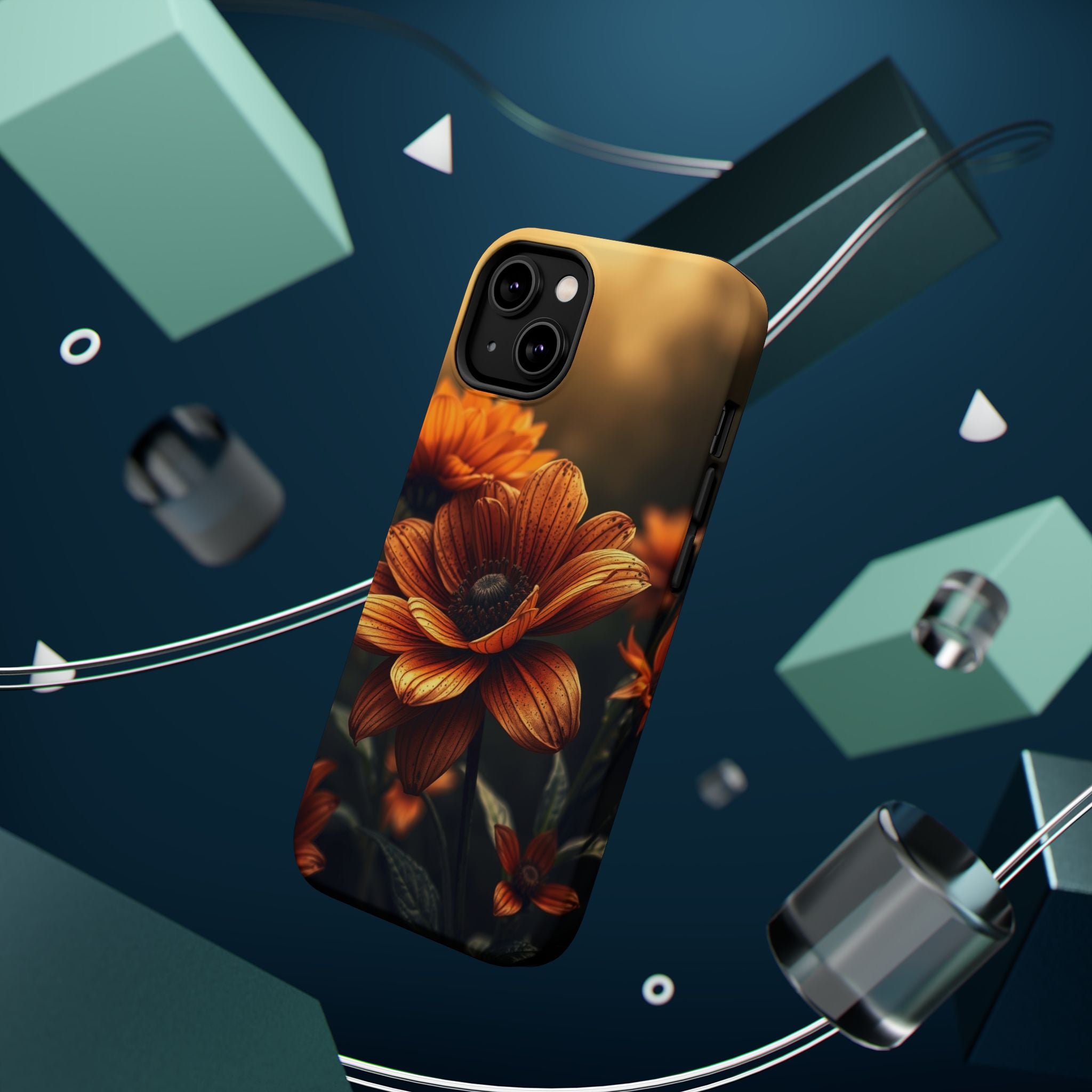 iPhone Radiant Floral Ombre Design Bold Modern Everyday Snap Case · iPhone Case
