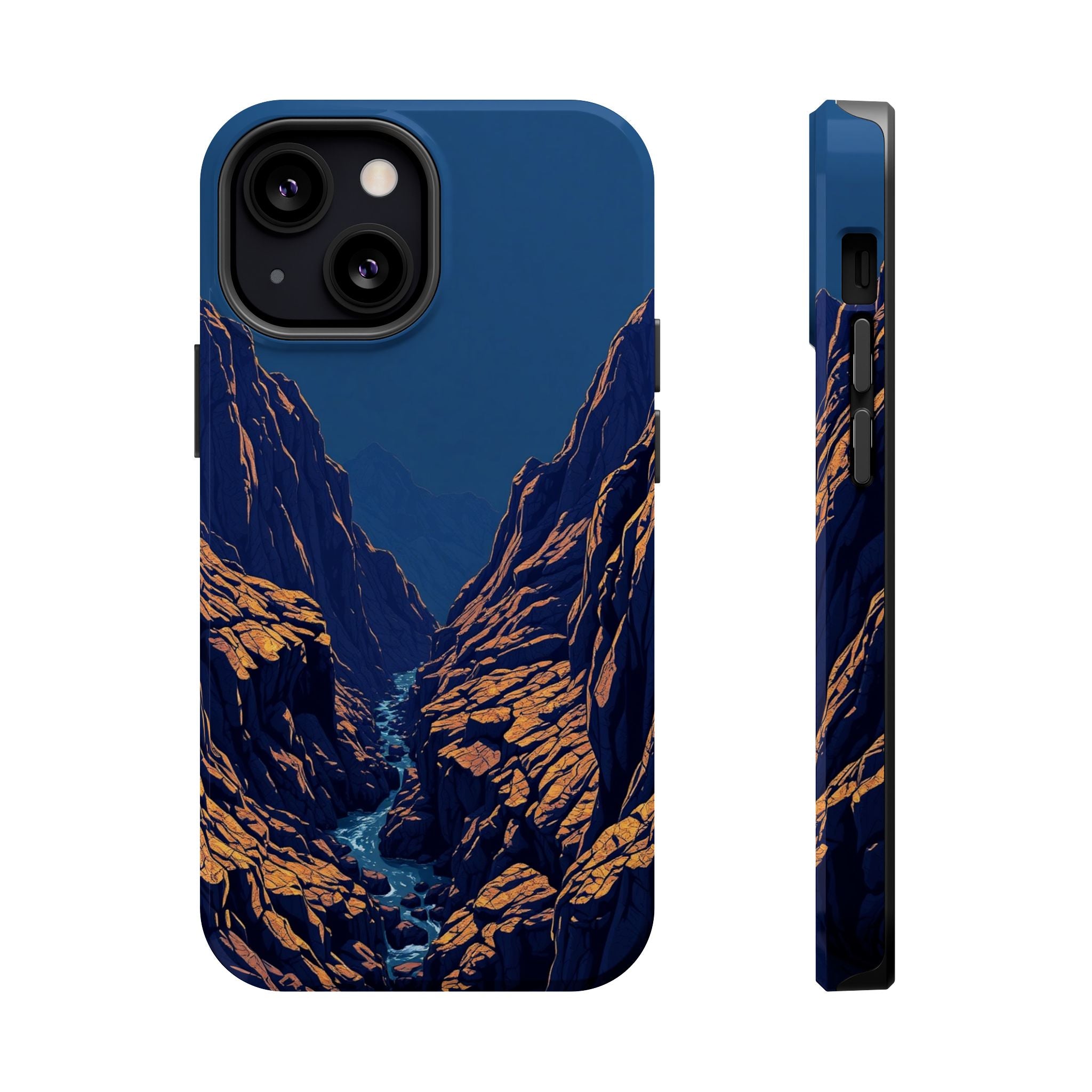 iPhone Indigo And Violet Rocky Coastline Slim Everyday iPhone Designer · iPhone