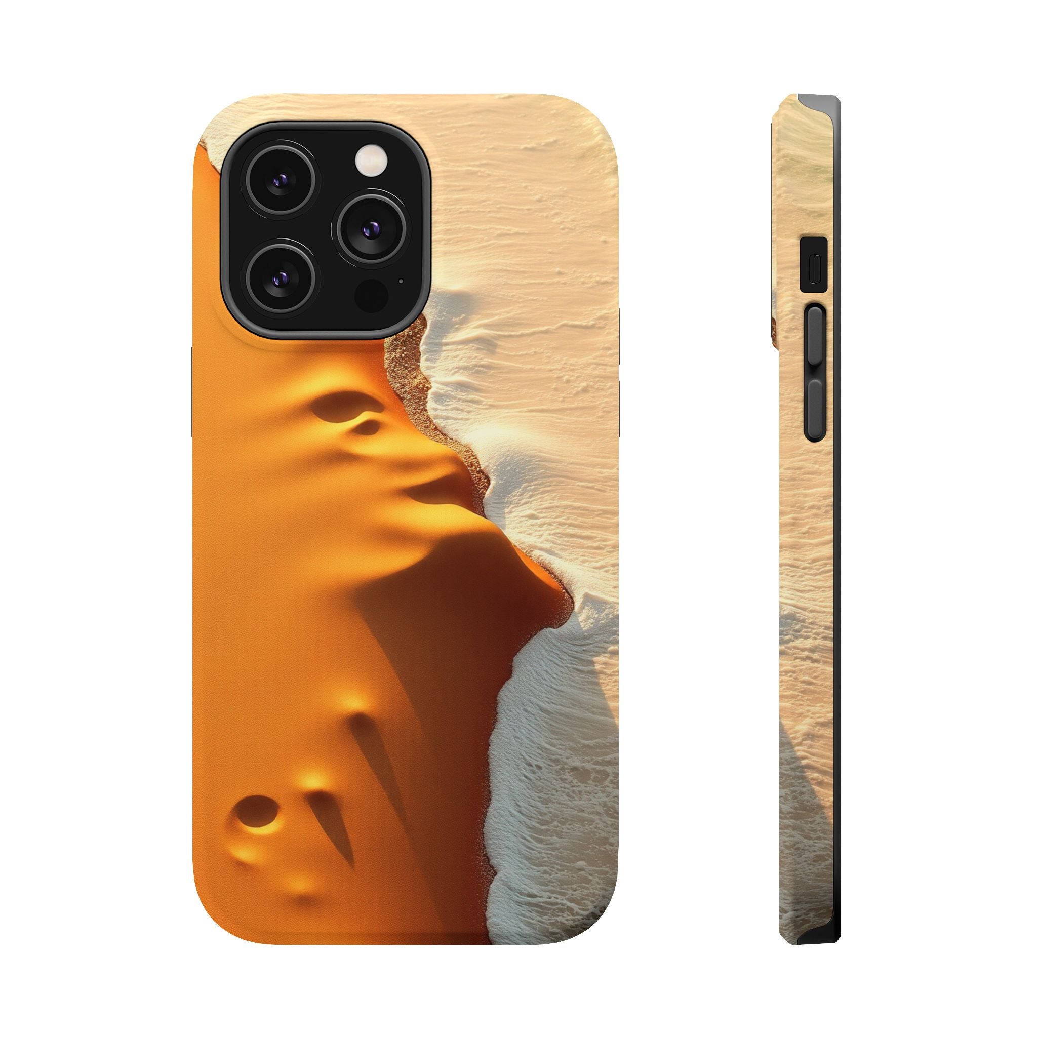iPhone Shoreline Aerial Gold Foil Luxury Slim Everyday iPhone Designer · iPhone